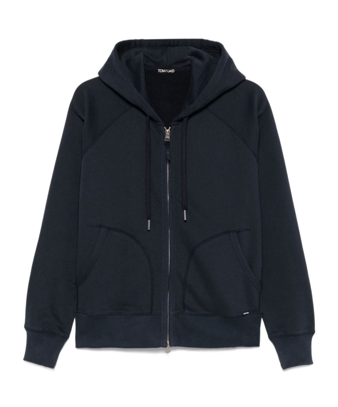 Tom Ford Zippered Sweatshirt In Black