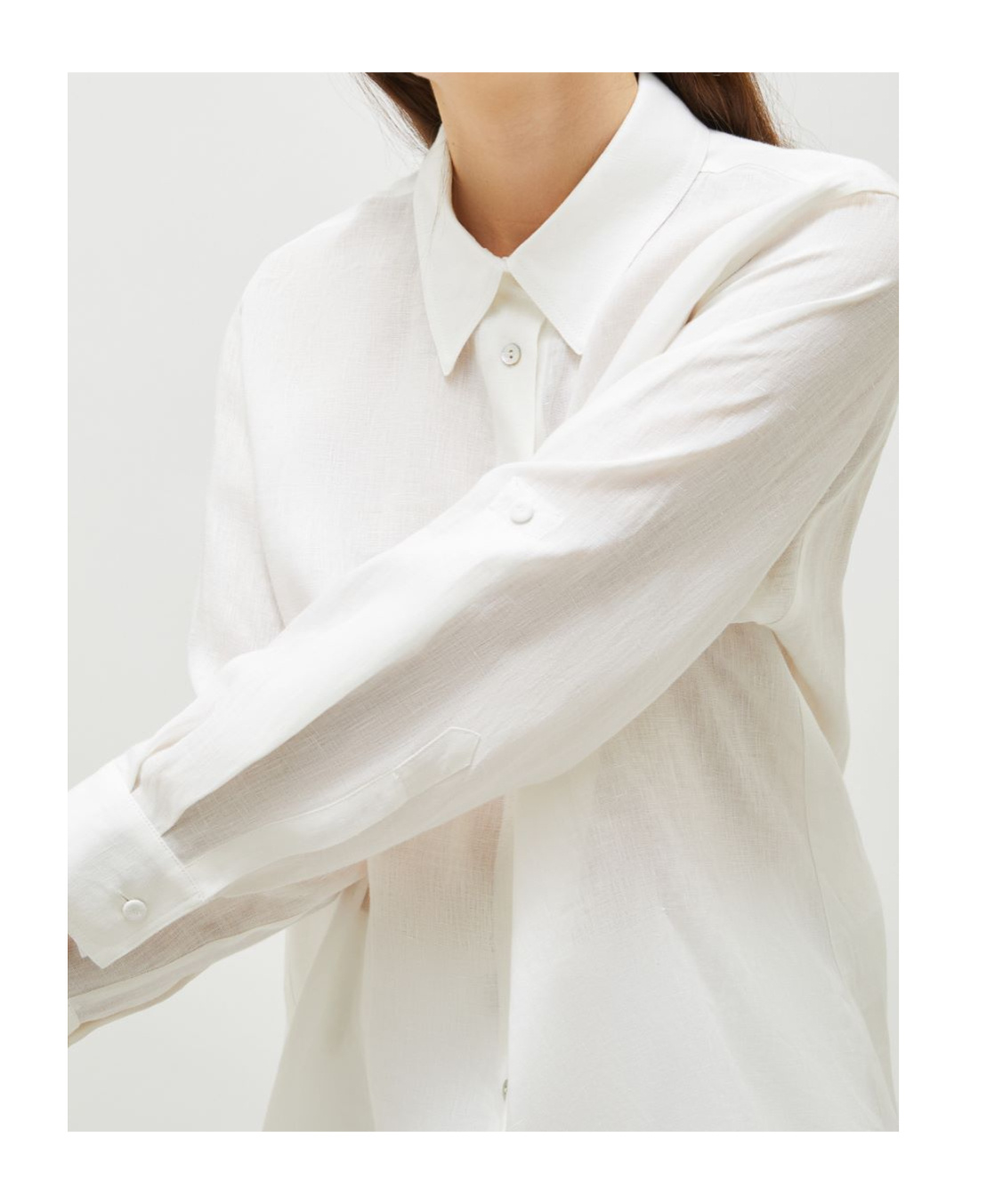 Marella Linen Shirt In White