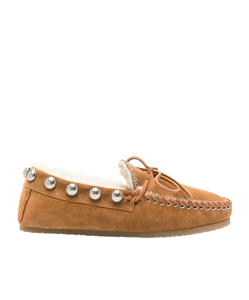 Isabel Marant Lace-up Loafer Studded Detail