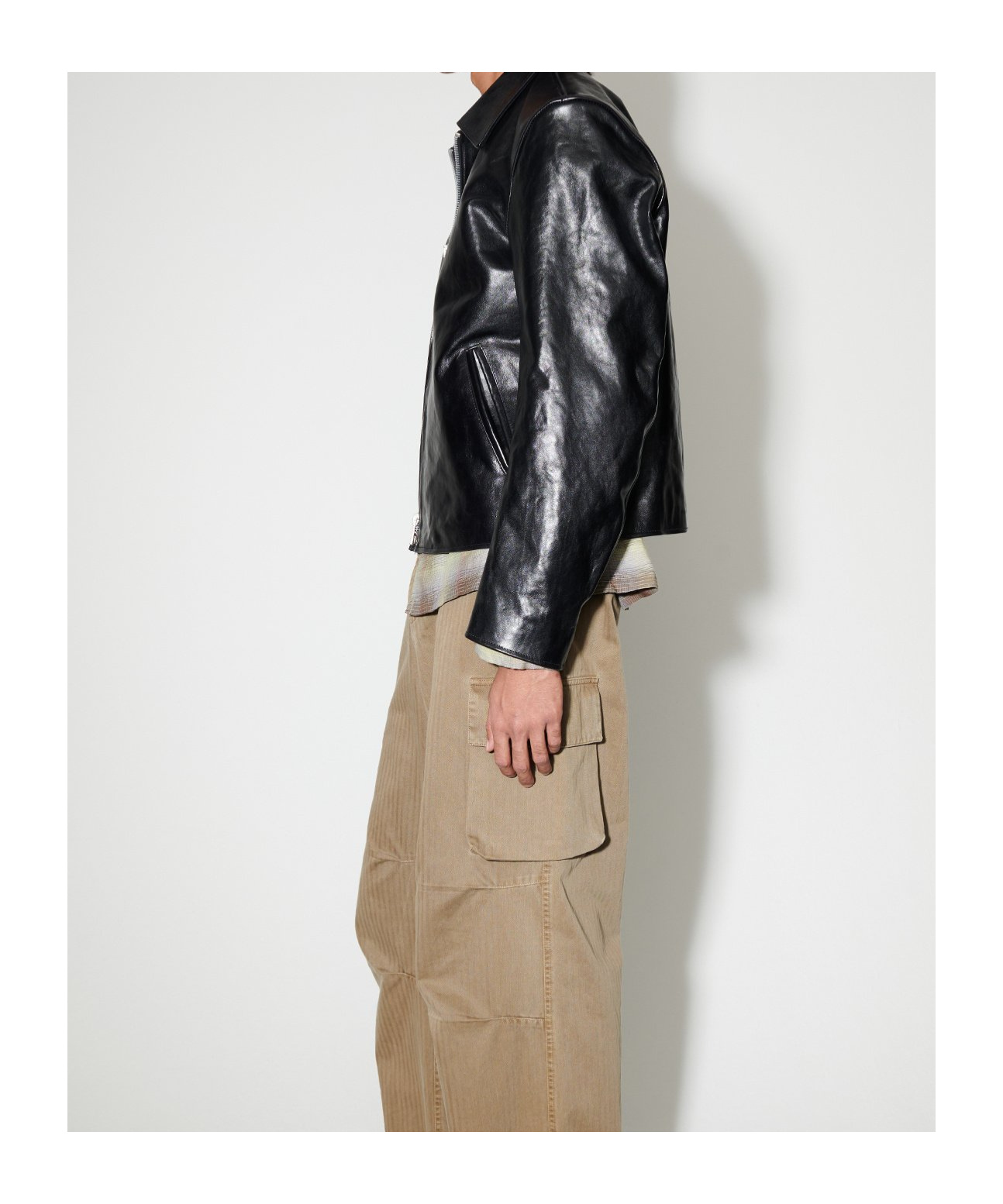 Our Legacy Collared Front Pockets Smooth Texture In Black