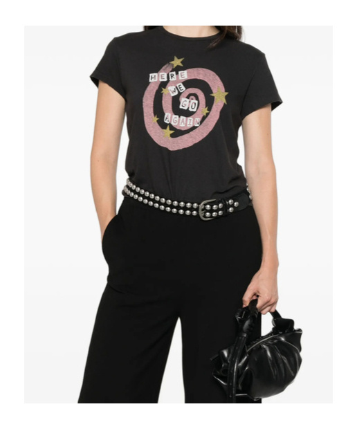 Re/done T-shirt  In Black