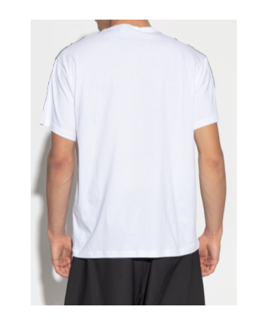 Versace Jeans Couture Logo Print Crewneck T-shirt In White