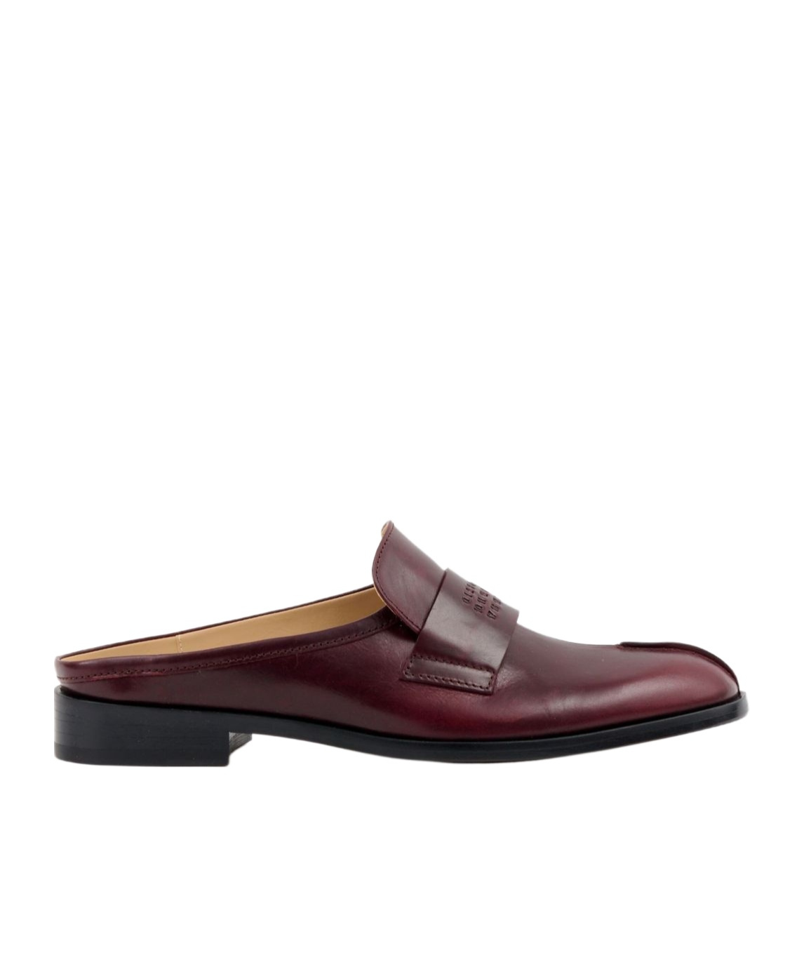 Mm6 Maison Margiela Loafer-style Mules In Red