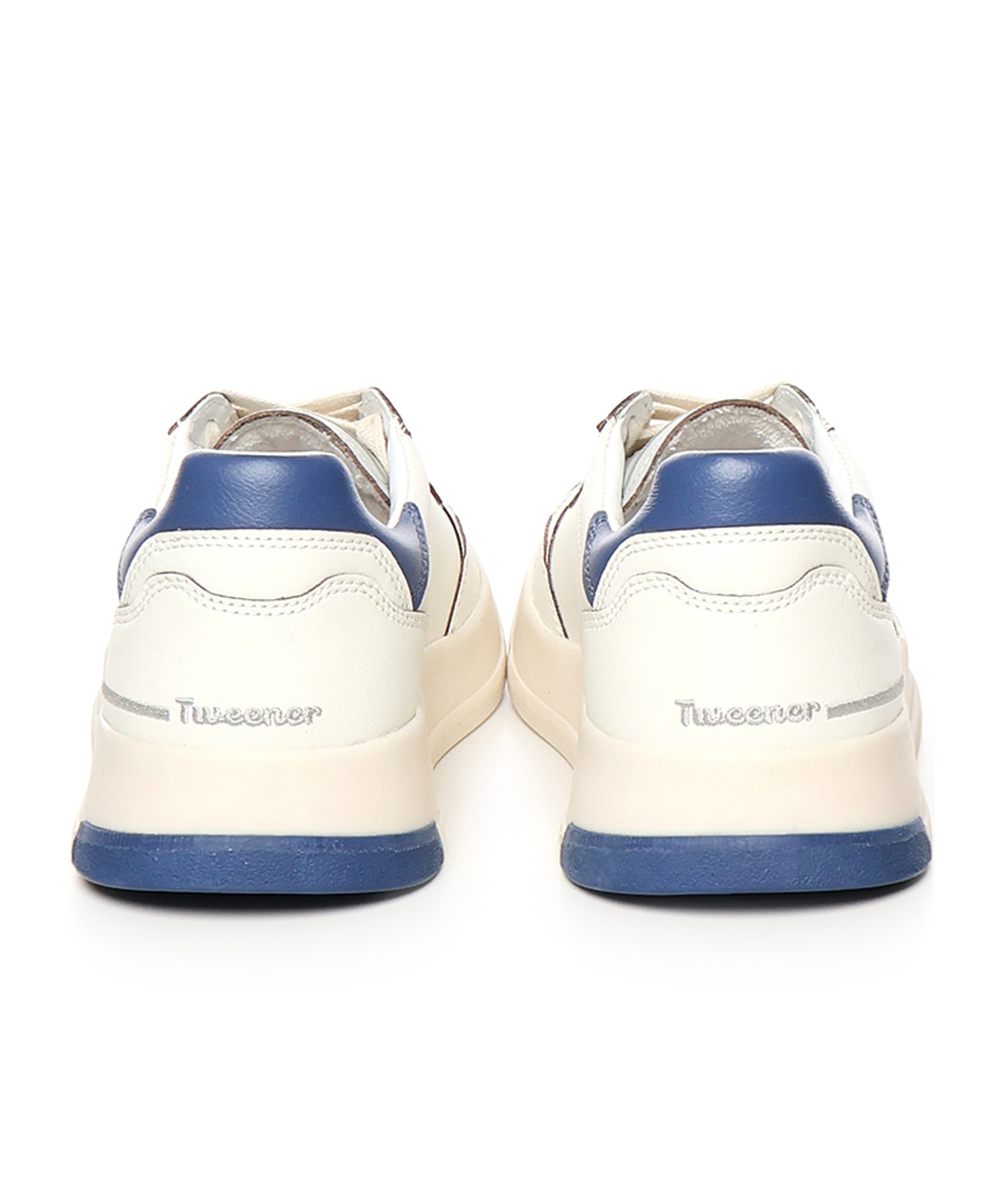 Ghoud Black And White Tweener Leather Sneakers In White