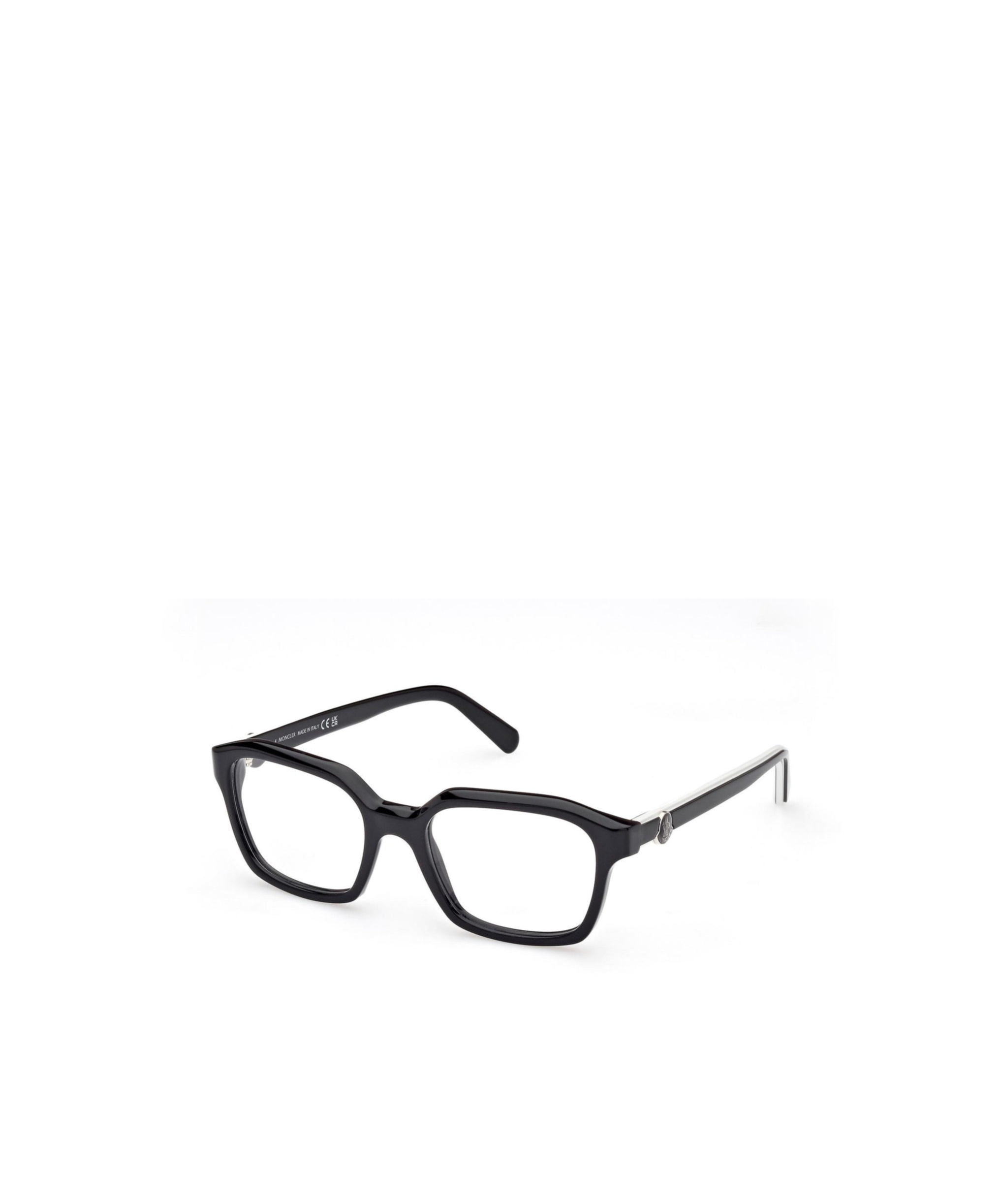 Moncler Logo-plaque Square-frame Glasses In Black