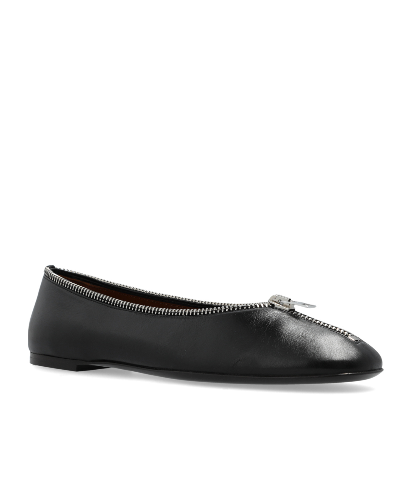 Giuseppe Zanotti Oraine Flat Ballerina Shoes In Black
