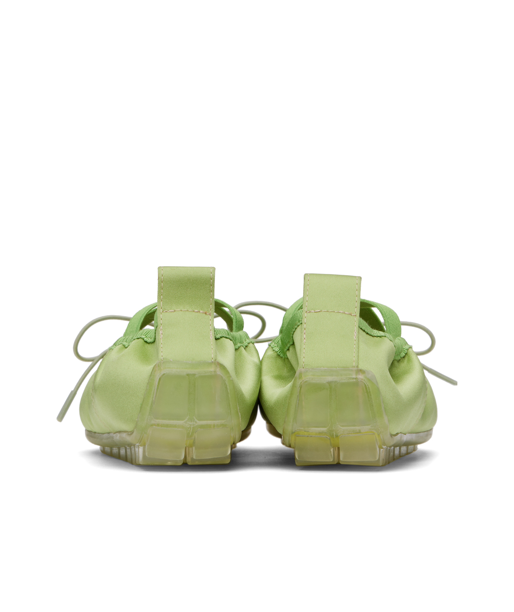 Simone Rocha Green Grip Ballerina Flats In Green