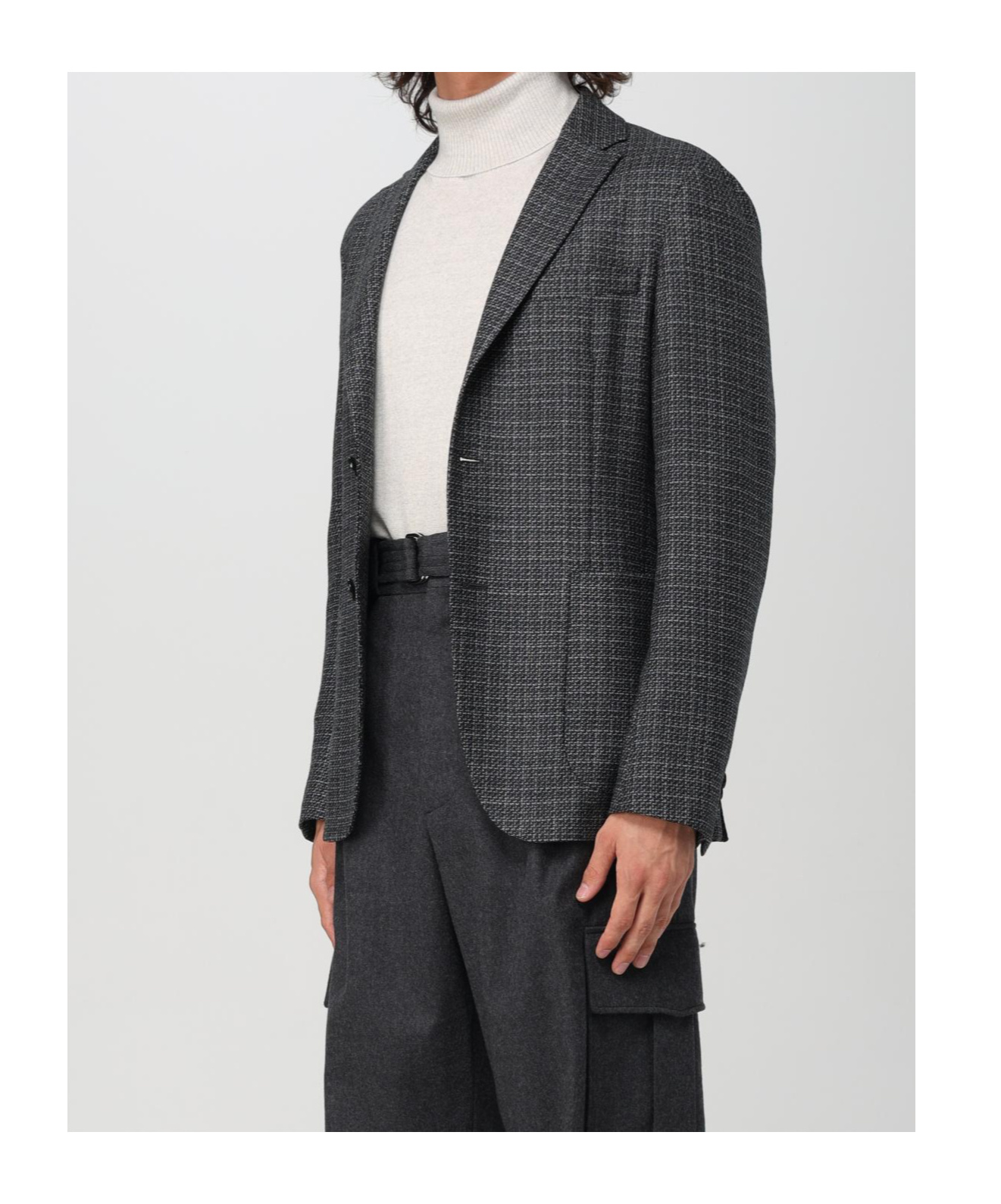 ZEGNA LONG-SLEEVED SUIT COAT