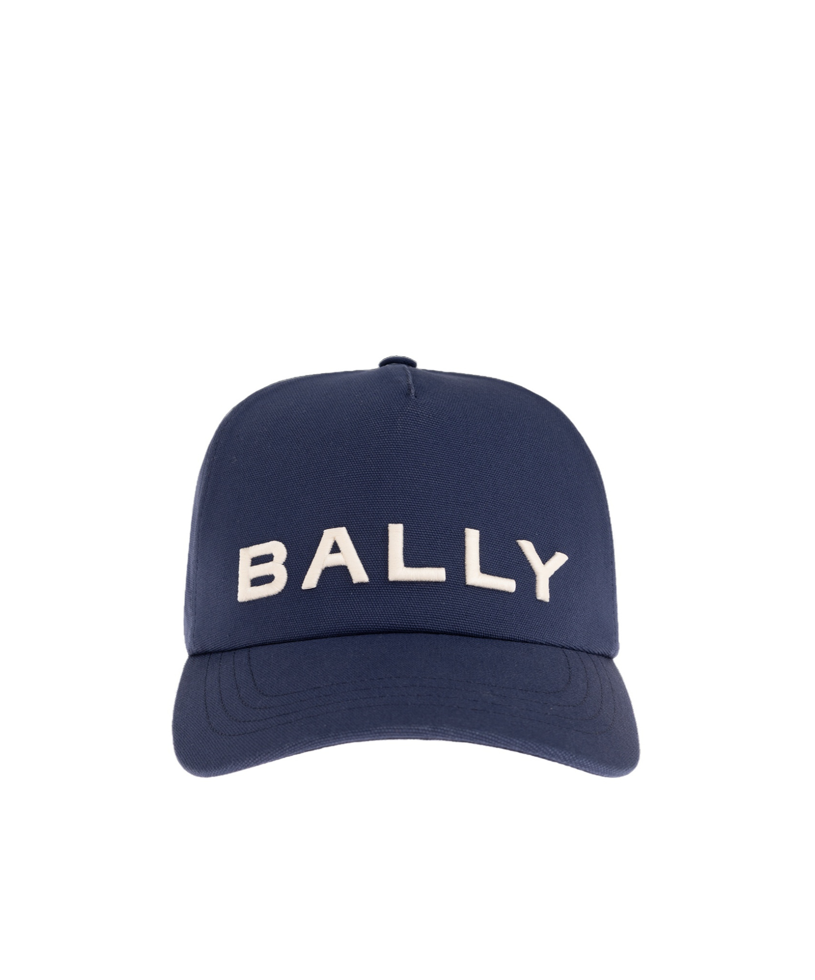 Bally Logo Embroidery Baseball Cap In Blue