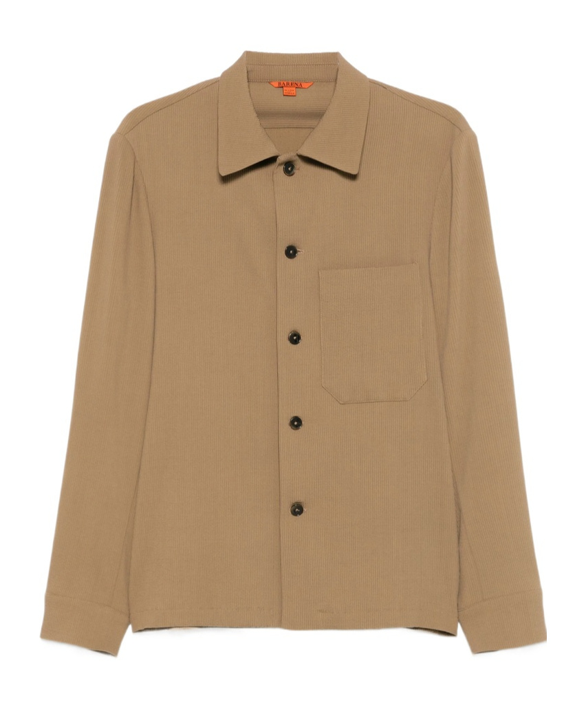 Shop Barena Venezia Long Sleeve Shirt In Green