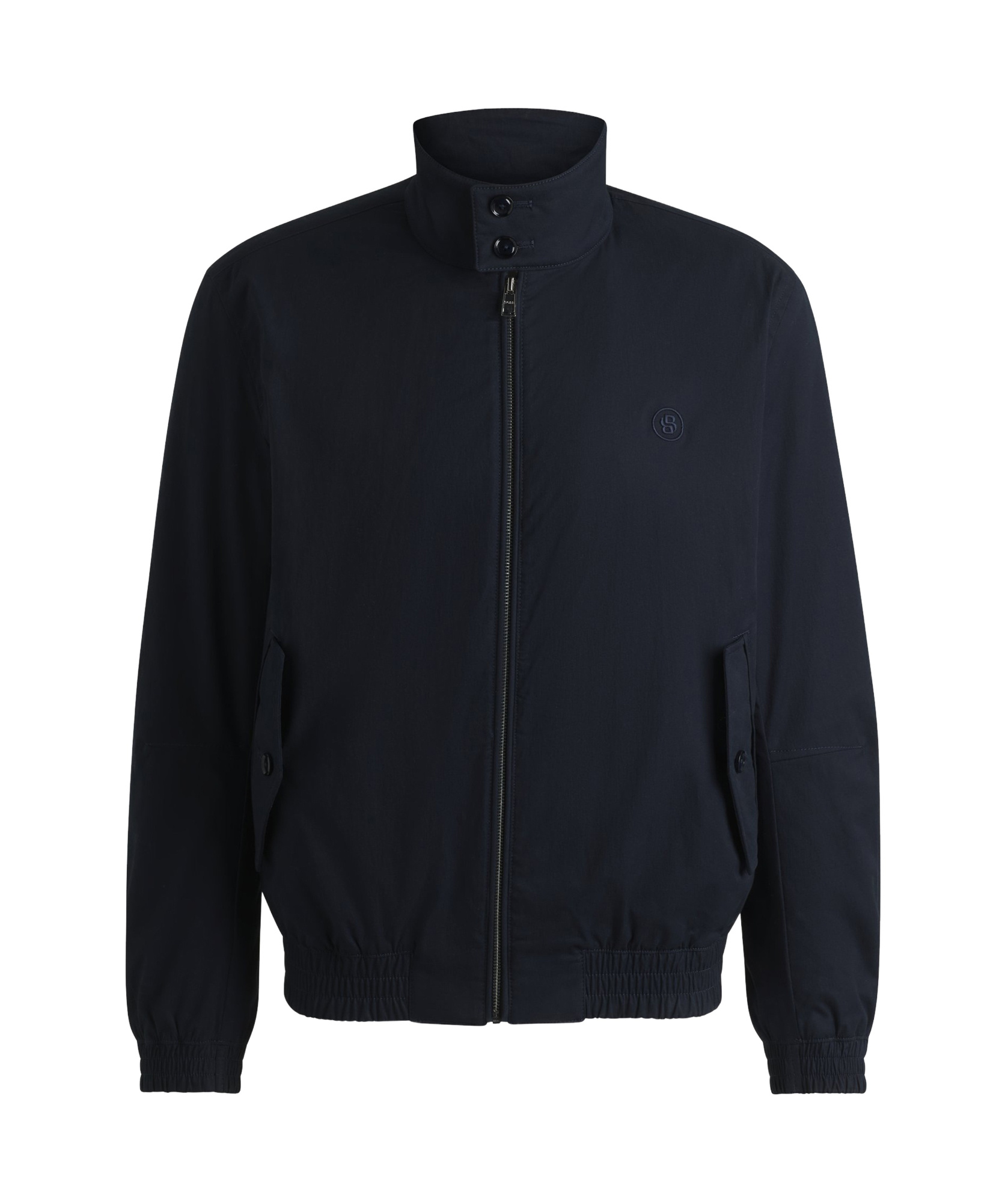Hugo Boss Coiner Cotton Blend Casual Jacket In Black