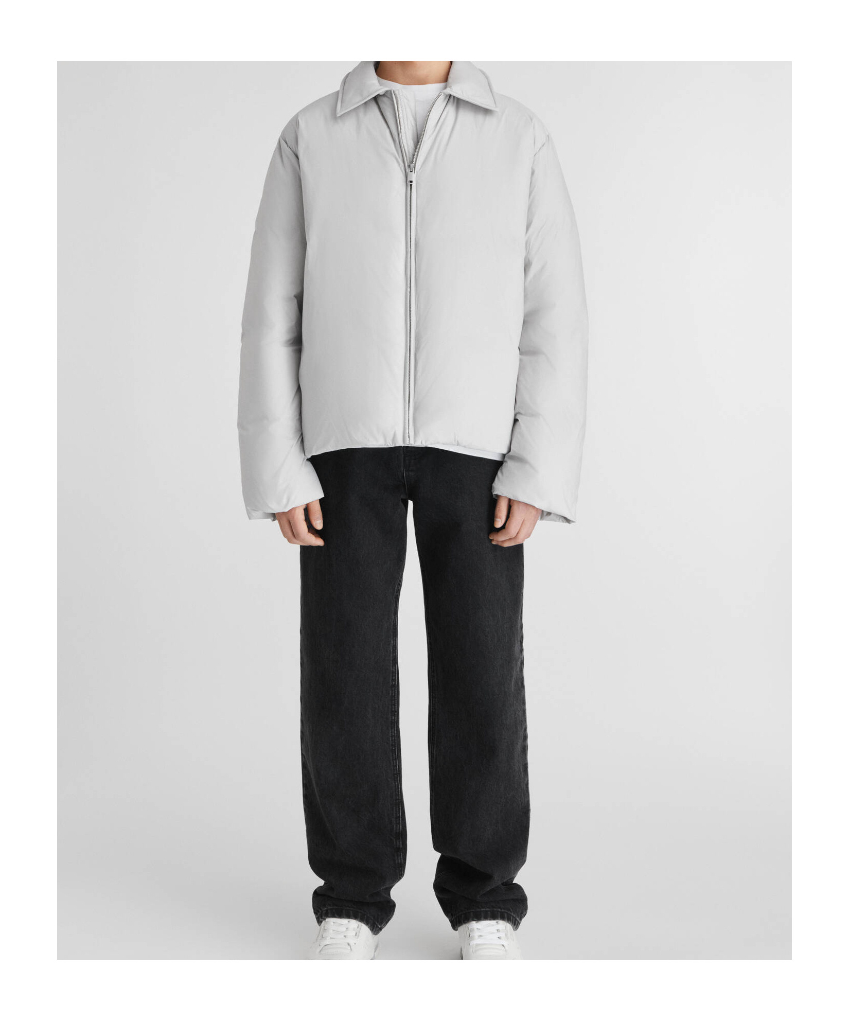 Axel Arigato Long-sleeved Down Jacket In White