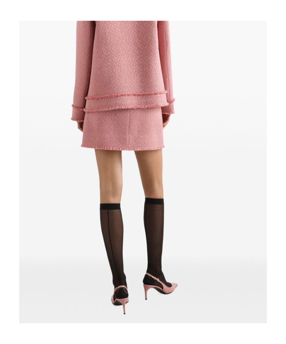 DOLCE & GABBANA DOLCE  GABBANA TWEED MINI SKIRT