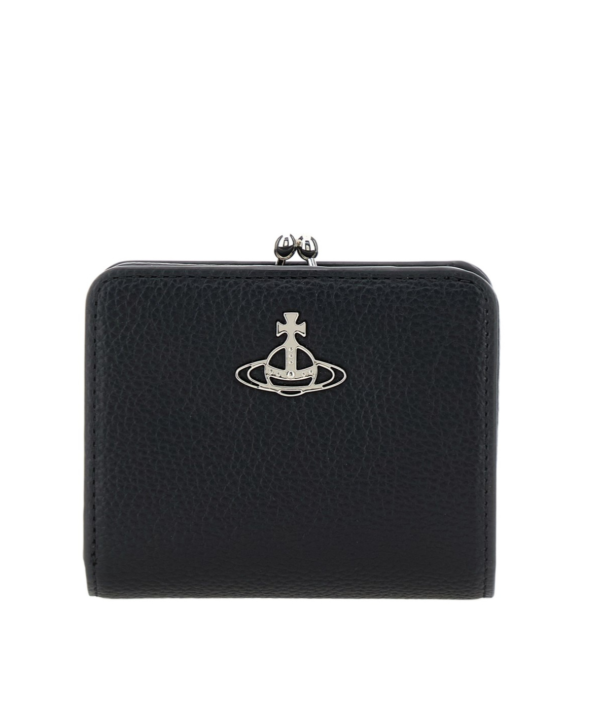 Vivienne Westwood Logo Plaque Wallet In Black