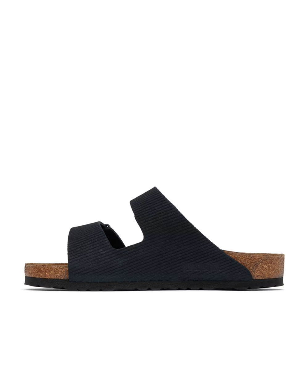 Birkenstock Regular Arizona Pin-button Slippers In Black