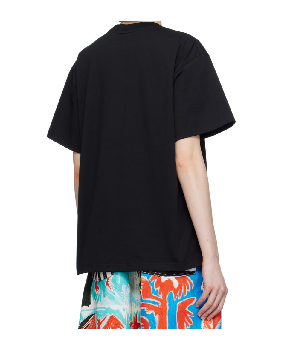 Charles Jeffrrey Loverboy Print T-shirt In Black