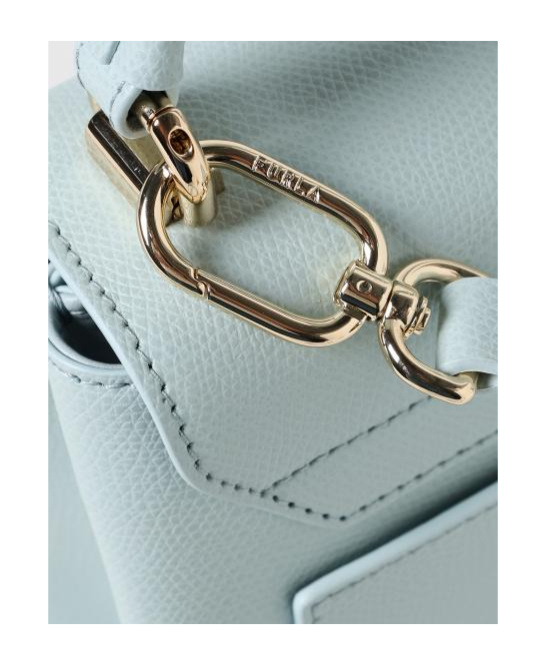 Furla 1927 Leather Tote Bag In White