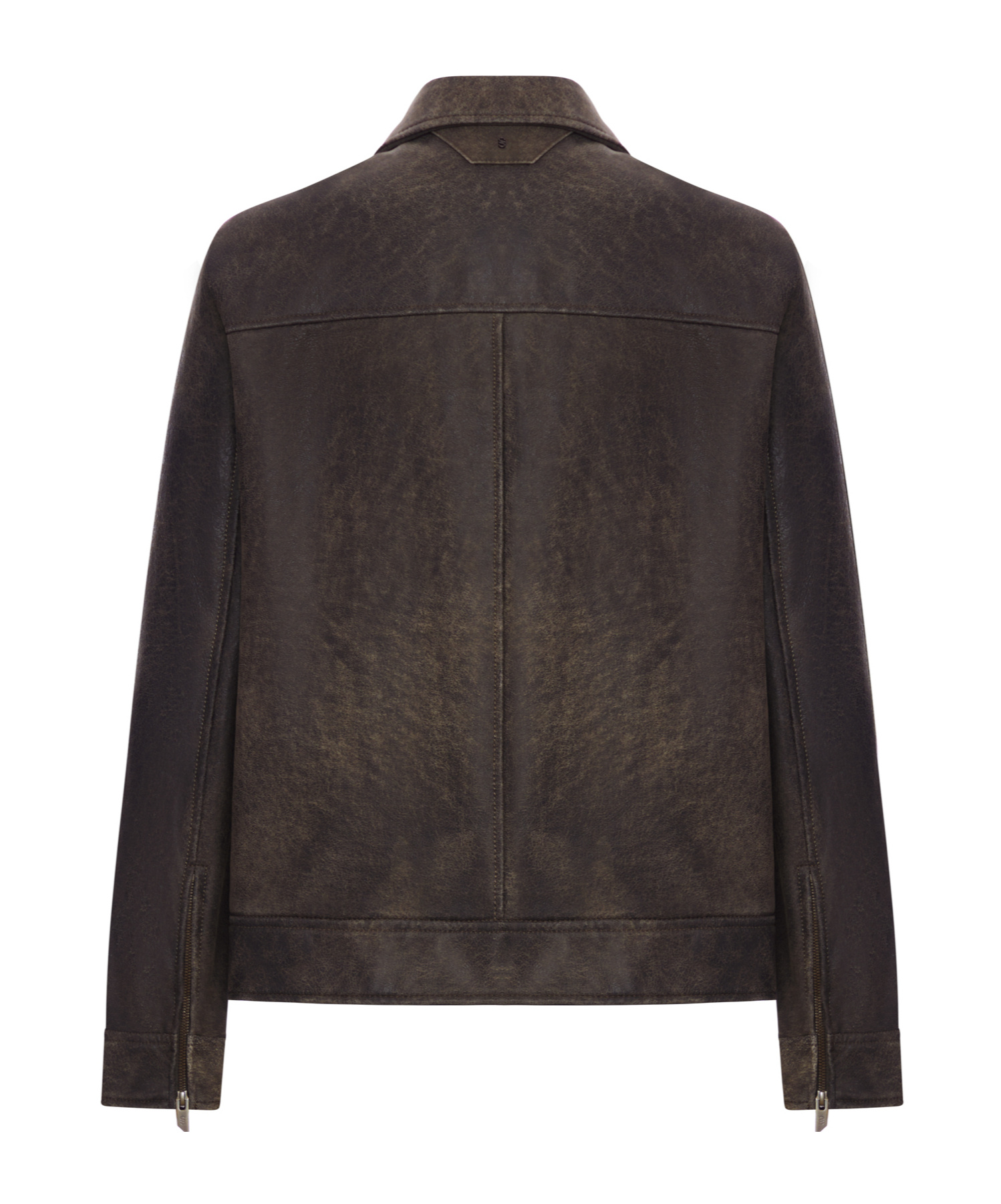 Salvatore Santoro Flap-pocket Leather Jacket In Brown