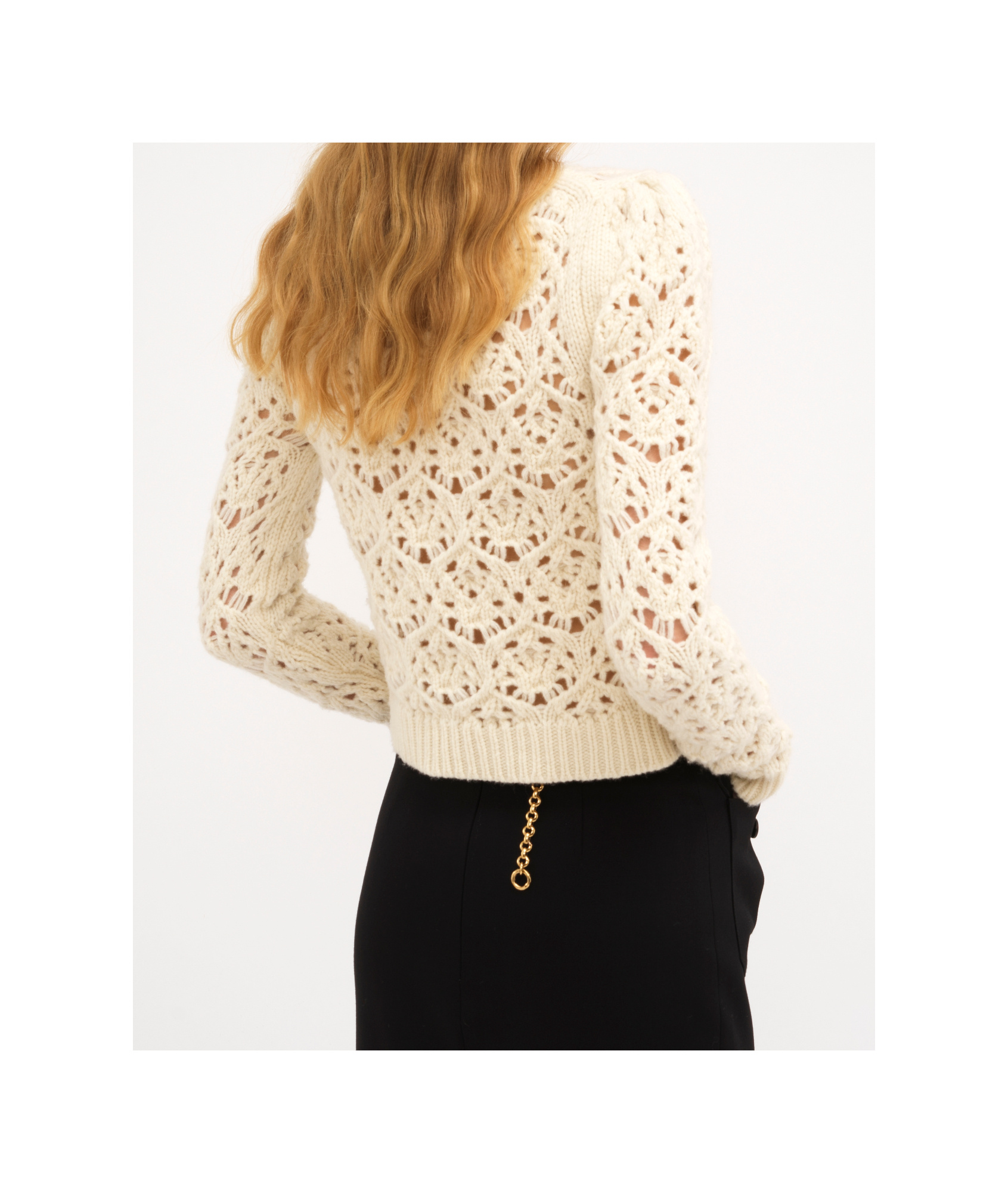 Chloé Virgin-wool Sweater In White