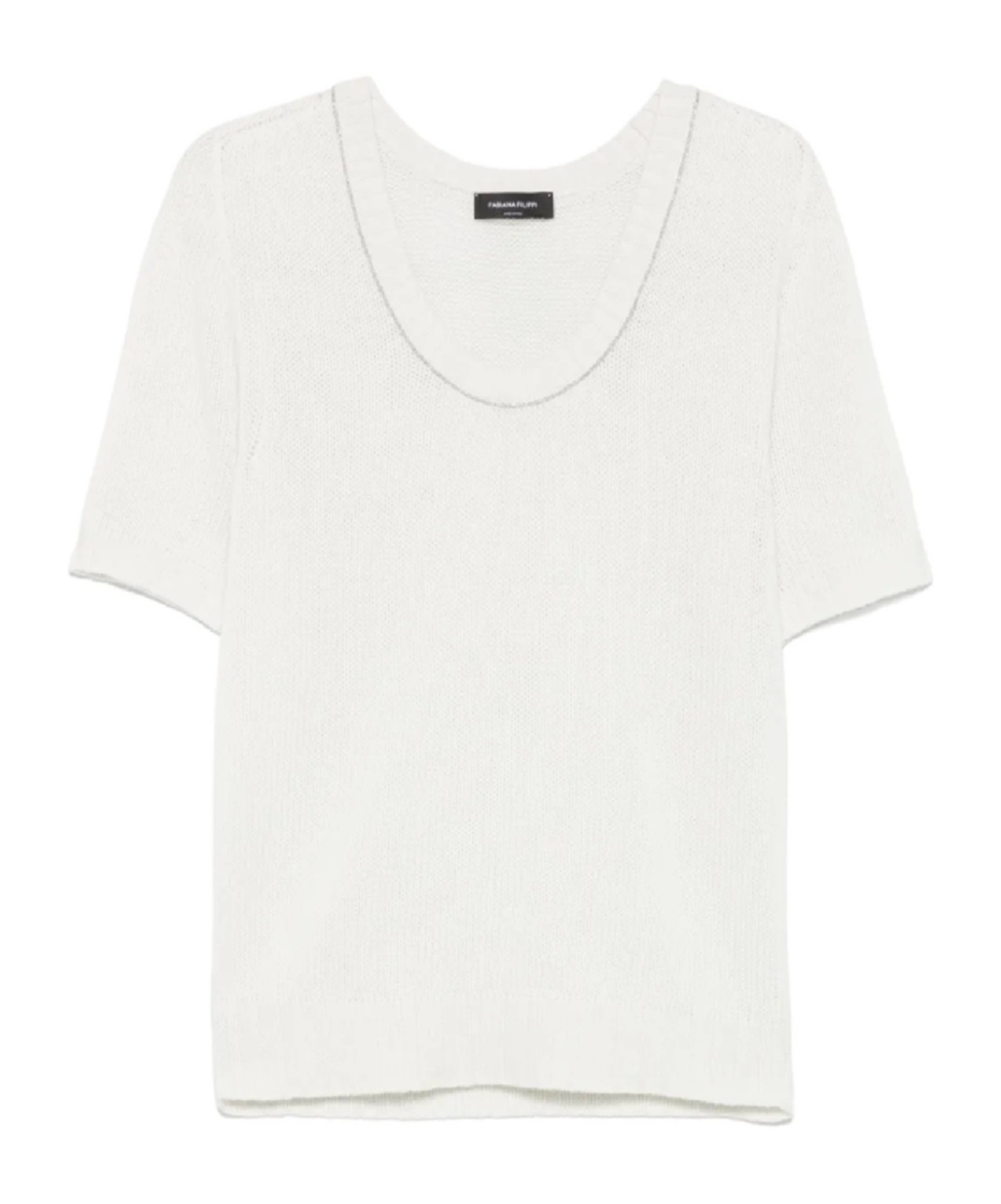 Fabiana Filippi Relaxed Fit Wool Knitwear In White