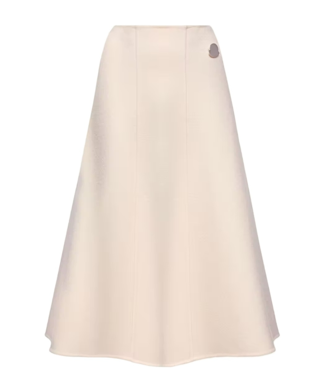 Moncler Jil Sander Flared Midi Skirt In Neutral