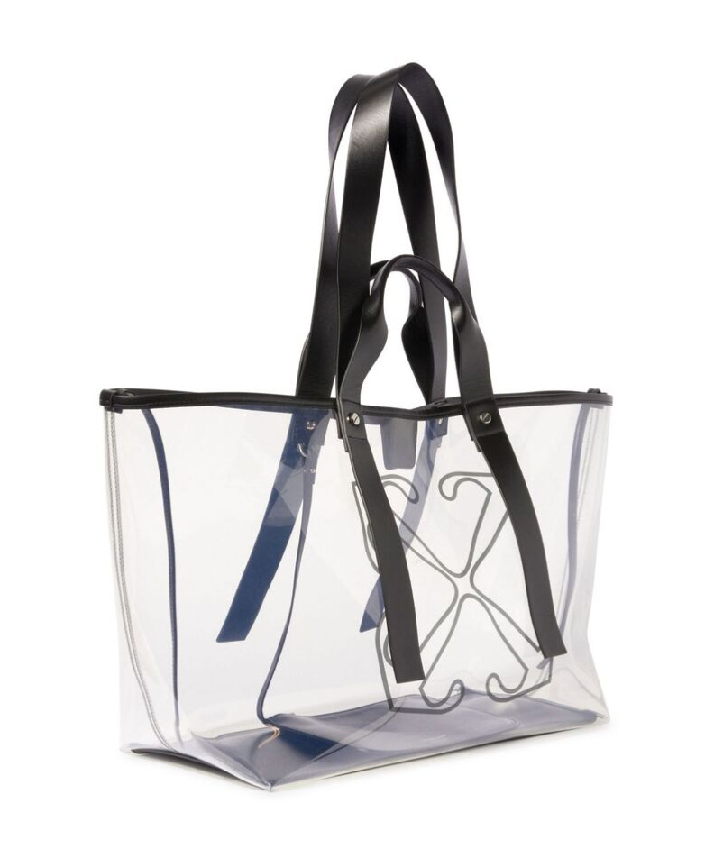 Off-white Tote With Logo In White