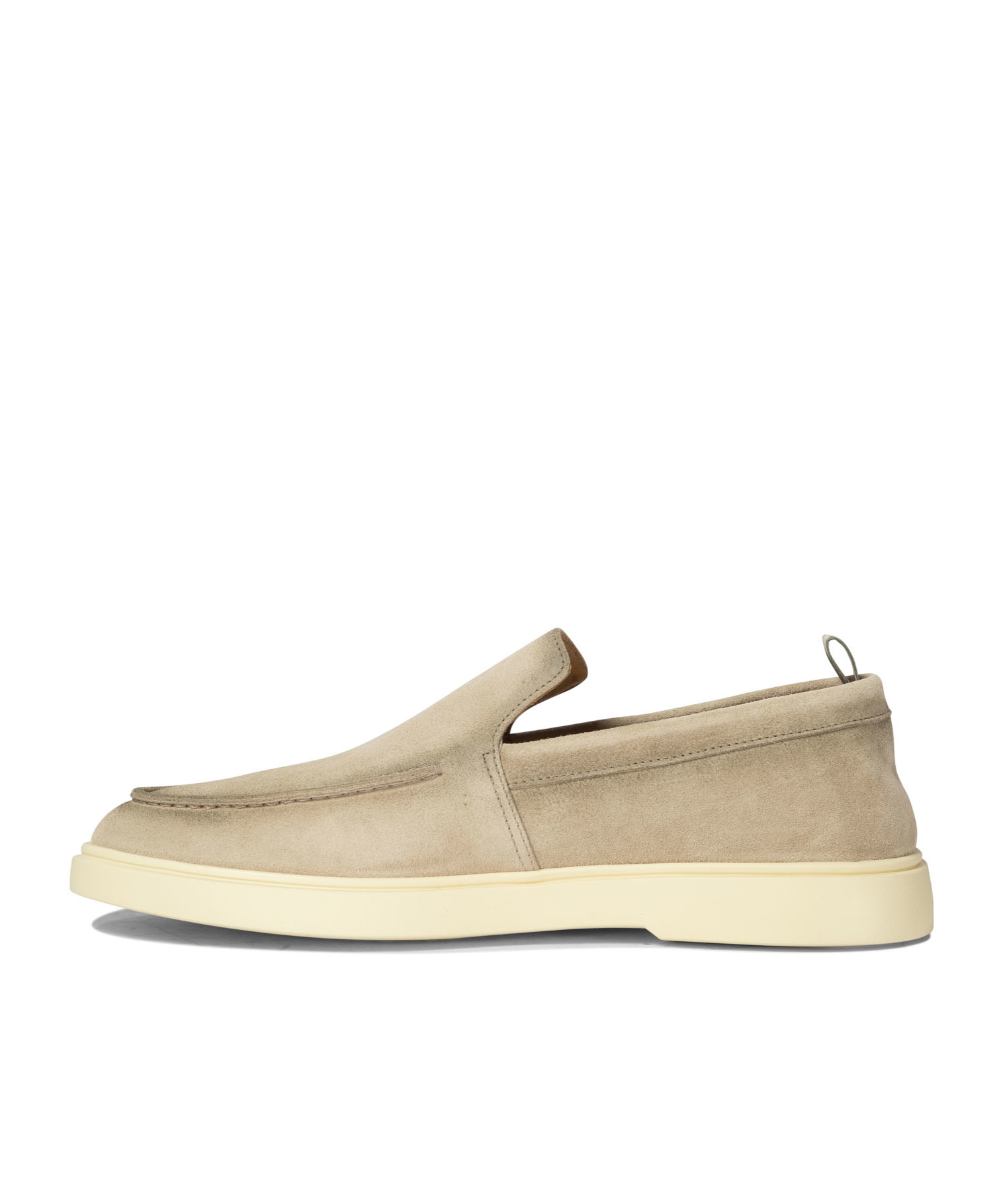 Officine Creative Bones 002 Suede Loafers In Neutral