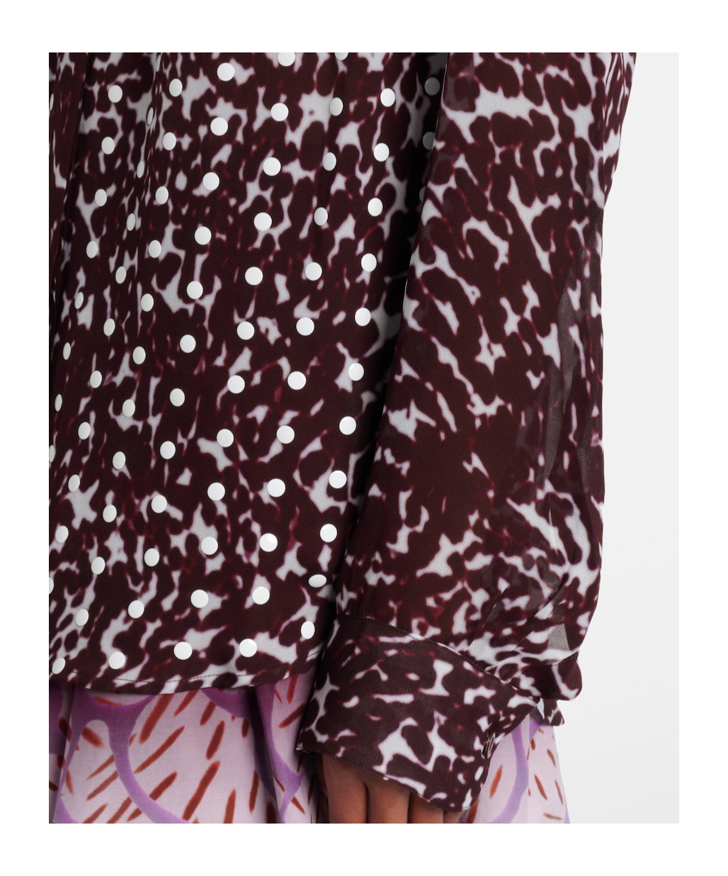 Dries Van Noten Long-sleeved Shirt In Multi