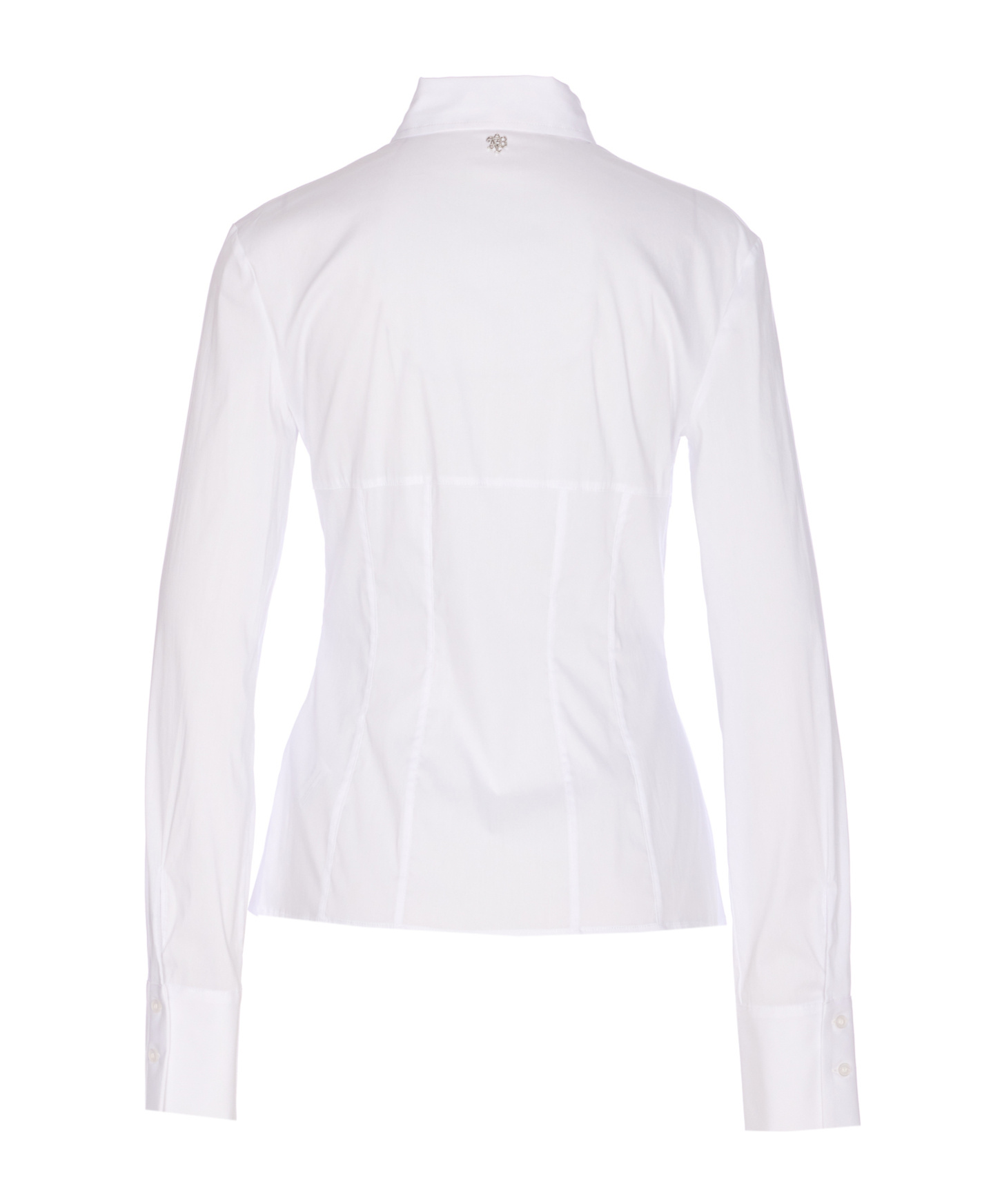 Aniye By Button-down Long-sleeved Shirt In White