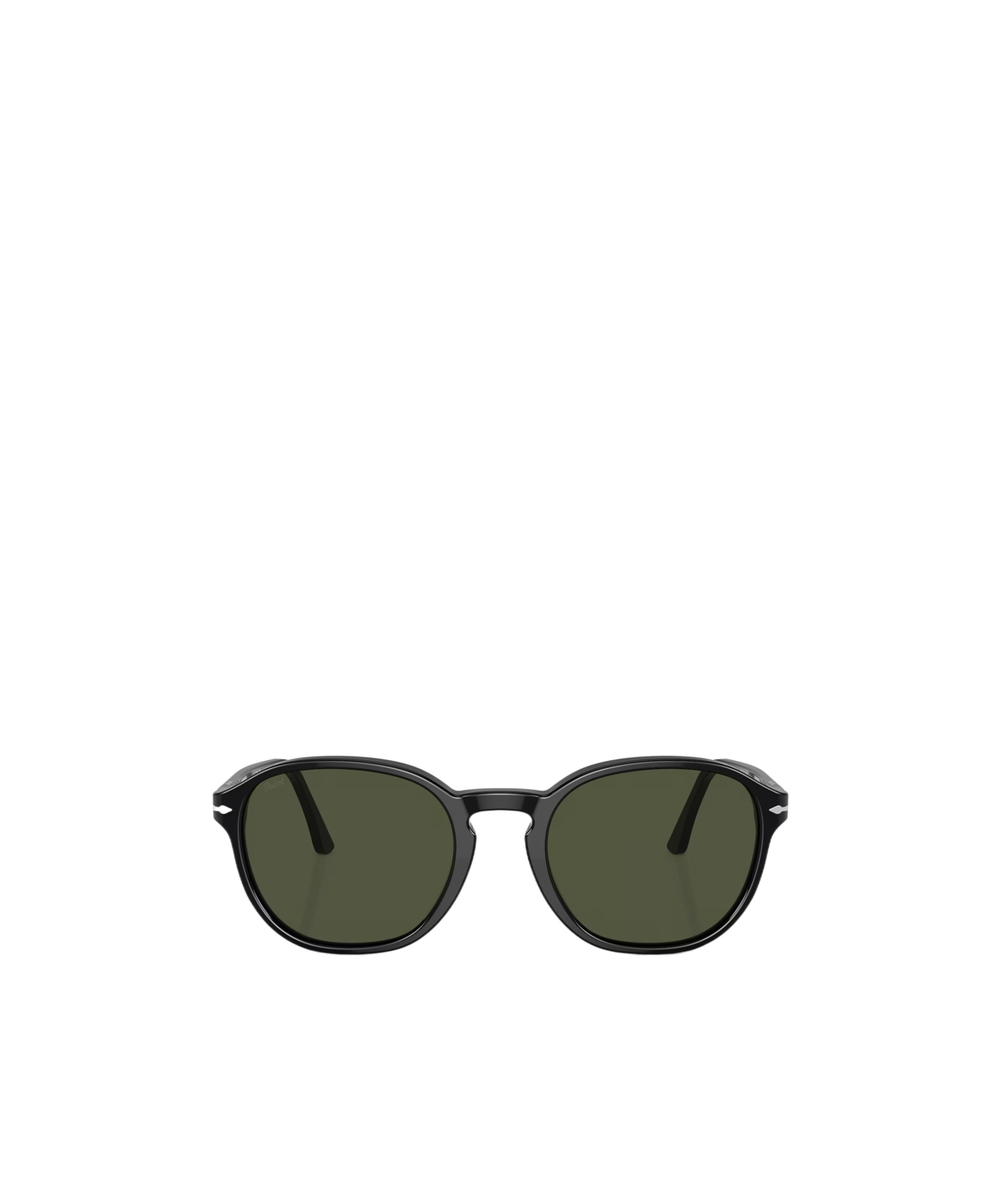 Persol Round Frame Sunglasses In Black