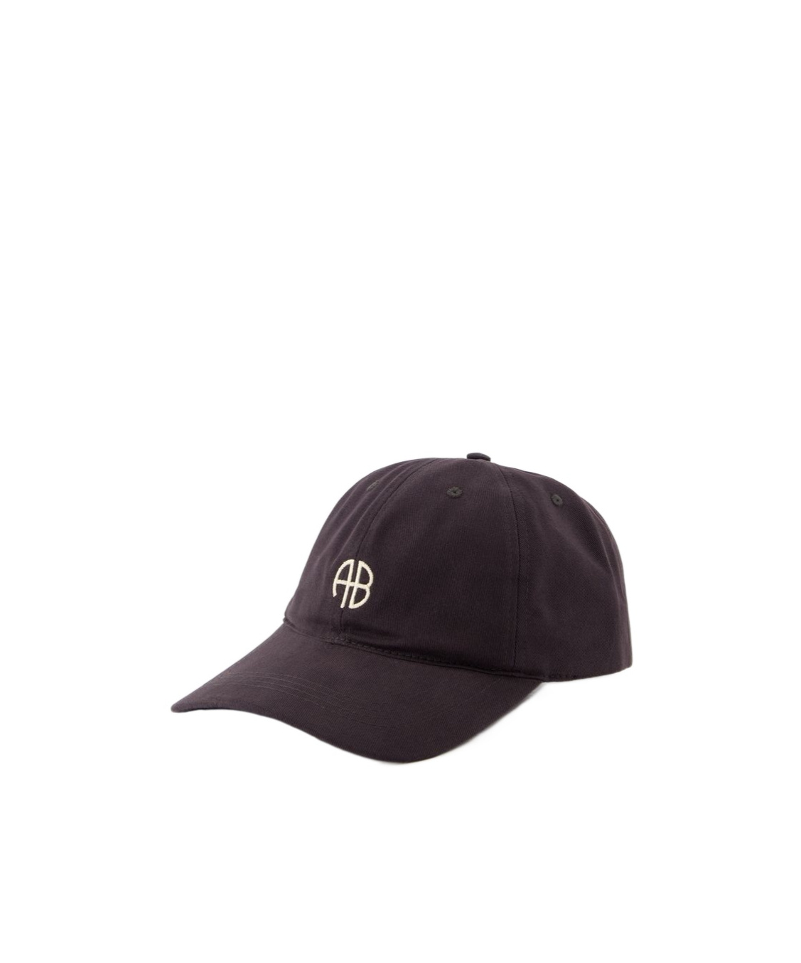 Anine Bing Logo Baseball Cap In Black