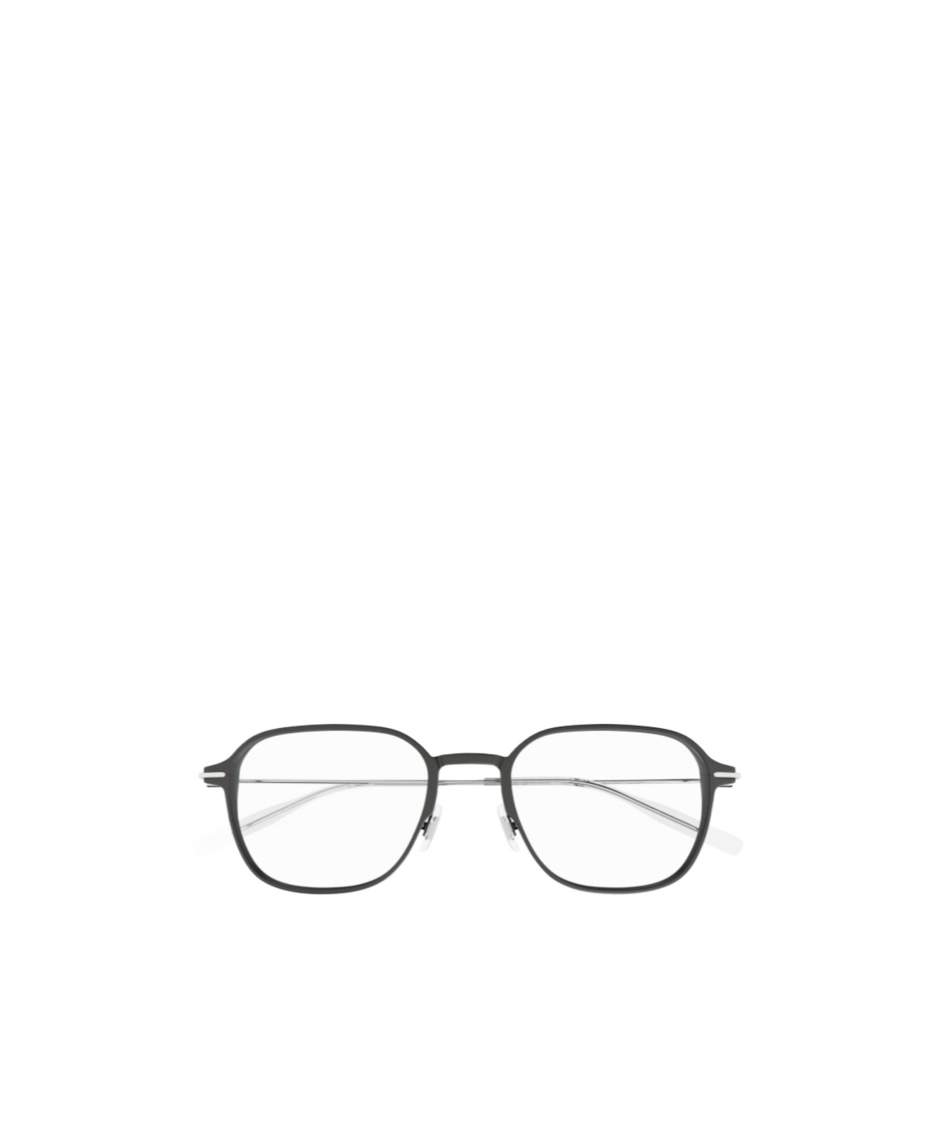 Montblanc Eyewear Square Frame Glasses In Black