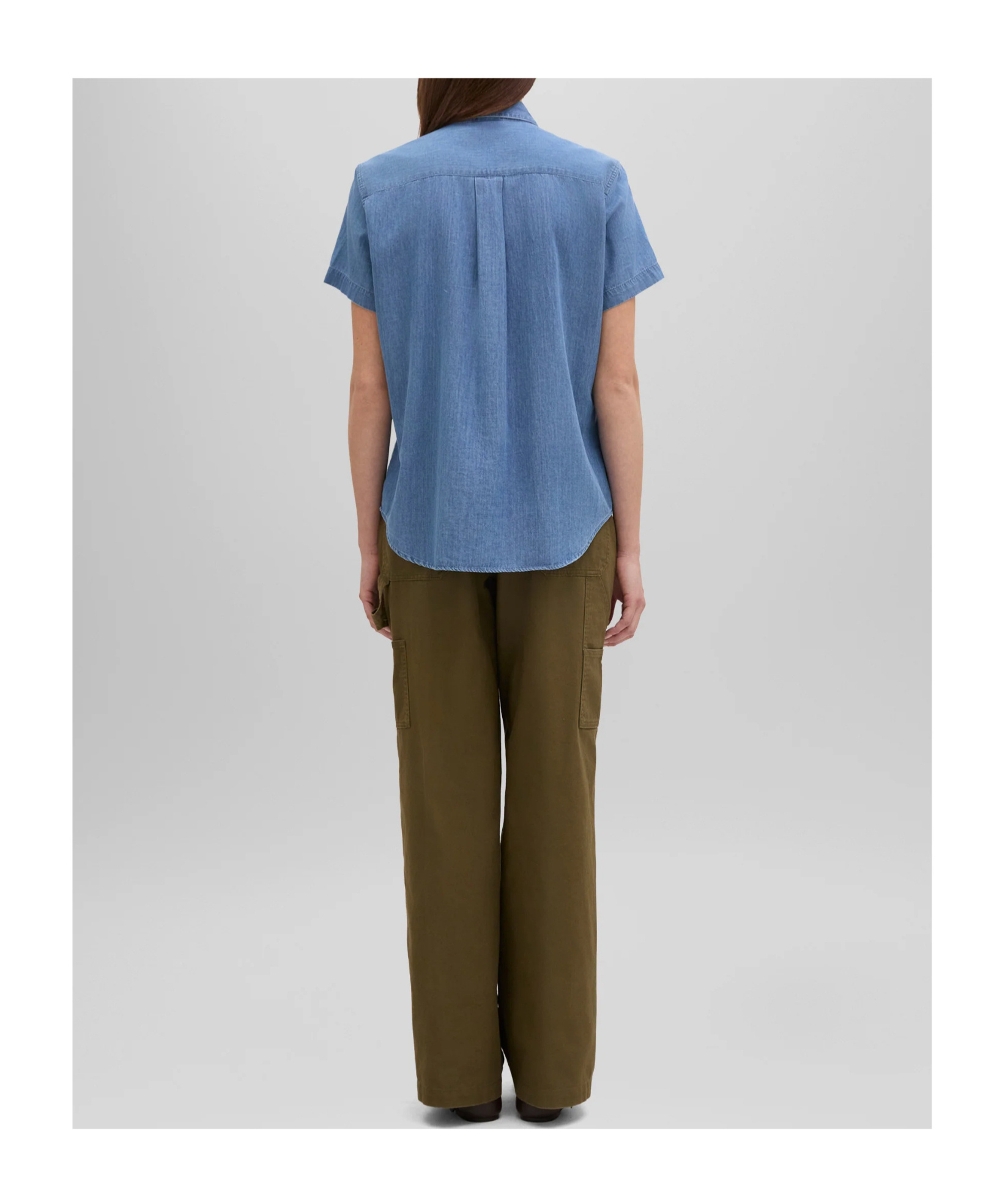 Aspesi Denim Shirt In Blue