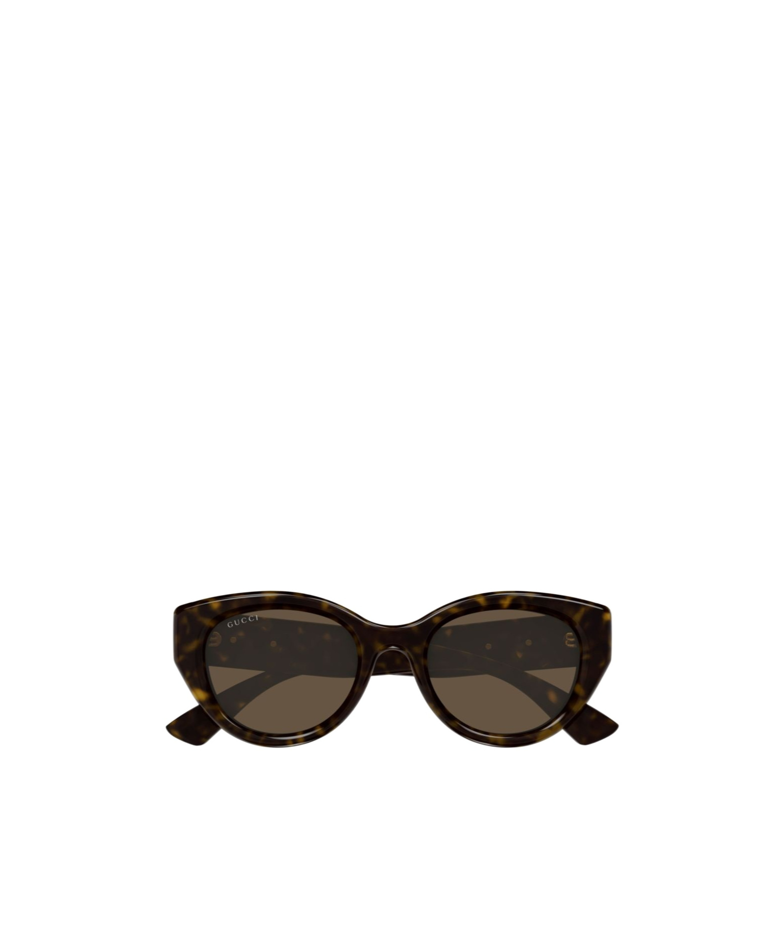 Gucci Eyewear Low Nose Bridge Fit Sunglasses In Brown