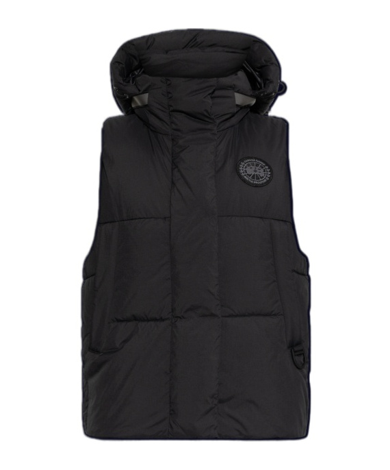 Canada Goose Weste Mit Logo-patch In Black