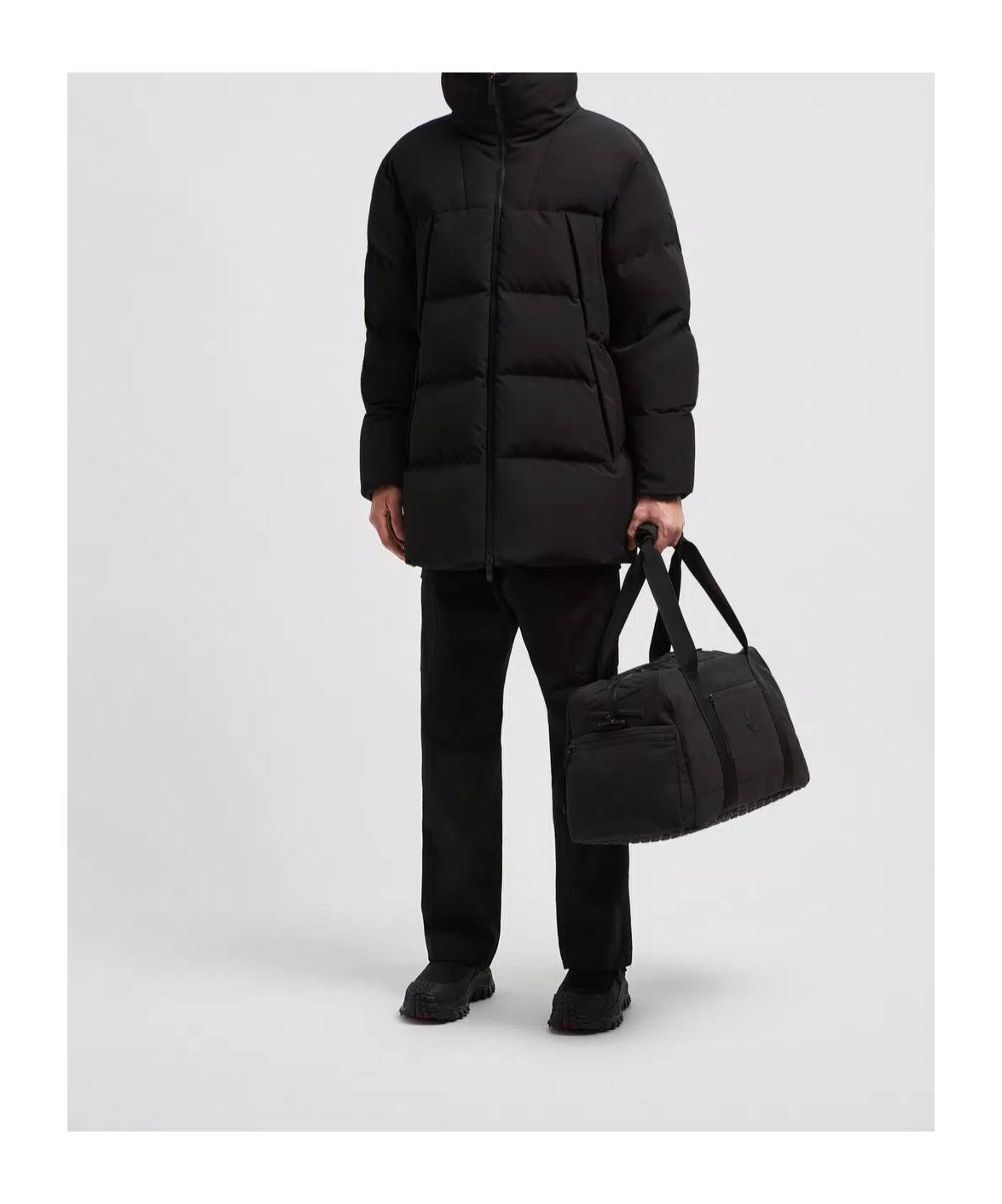Moncler Valmaron Quilted Shell Jacket In Black