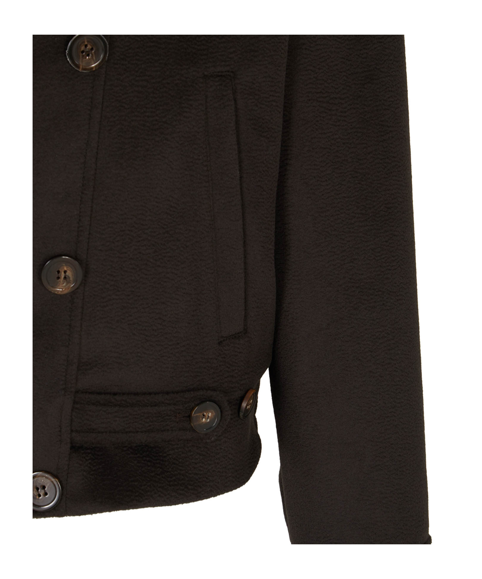 Emporio Armani Long-sleeved Casual Jacket In Black