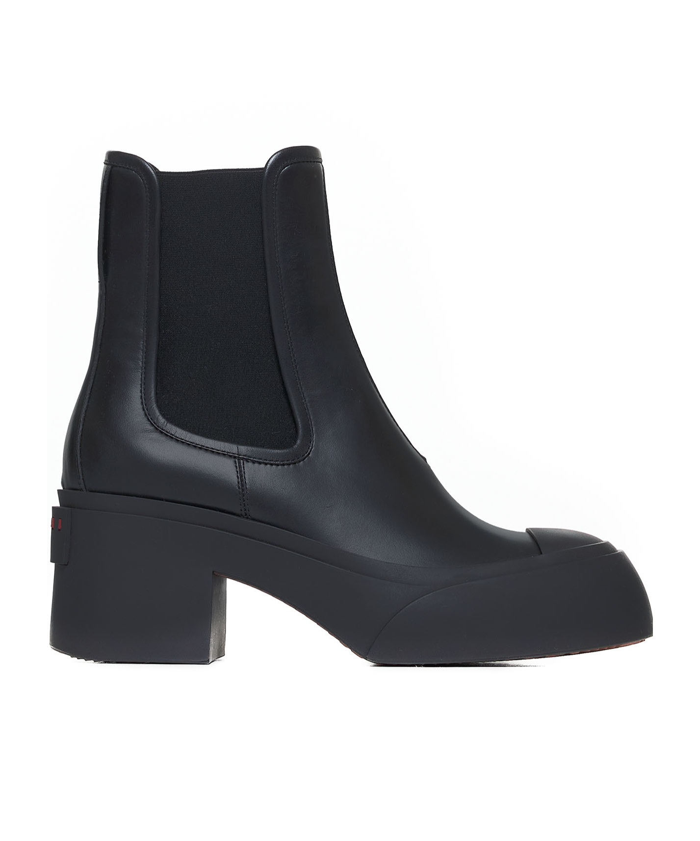 Marni 65mm Logo-raised Chelsea Boots In Black