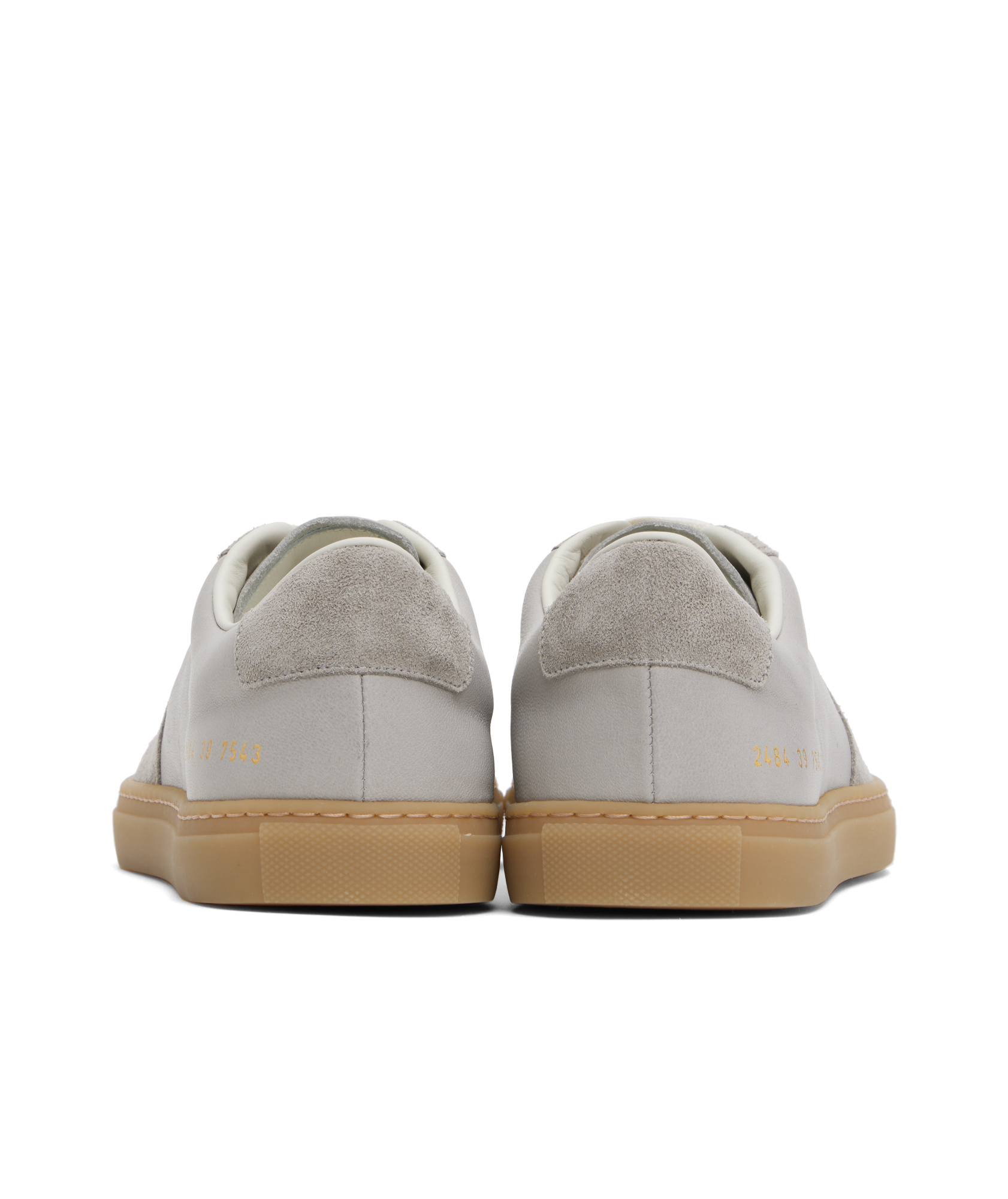 Common Projects Gray Bball Duo Slim Sneakers In Multicolor