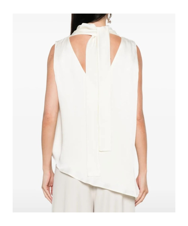 Rohe Róhe Cream Viscose Blend Tank Top In White