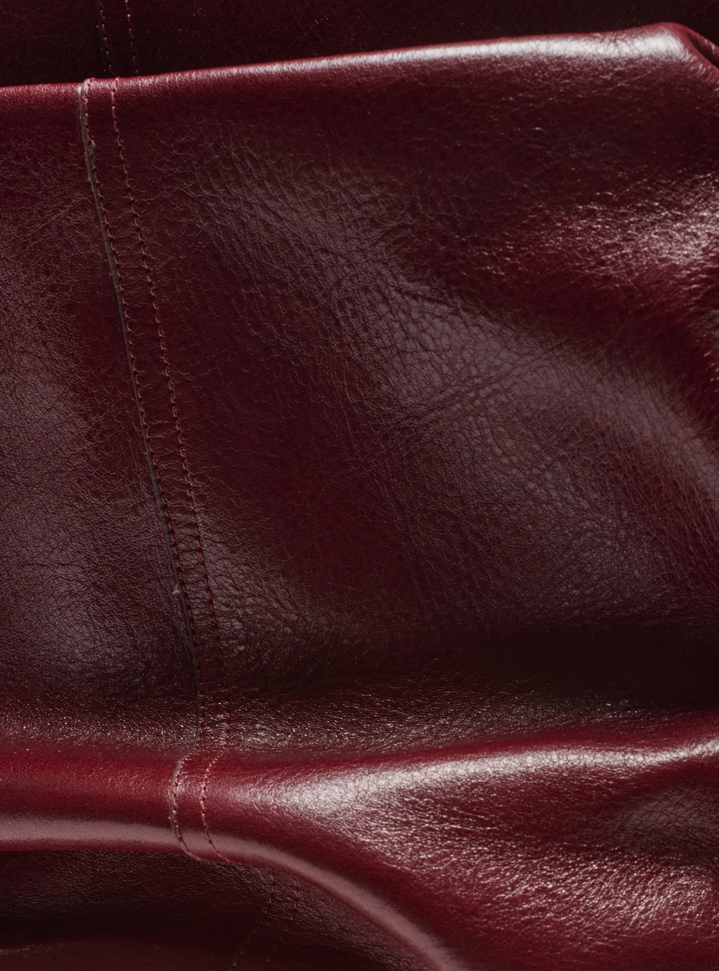 Balmain Wedge Ankle Boots In Burgundy