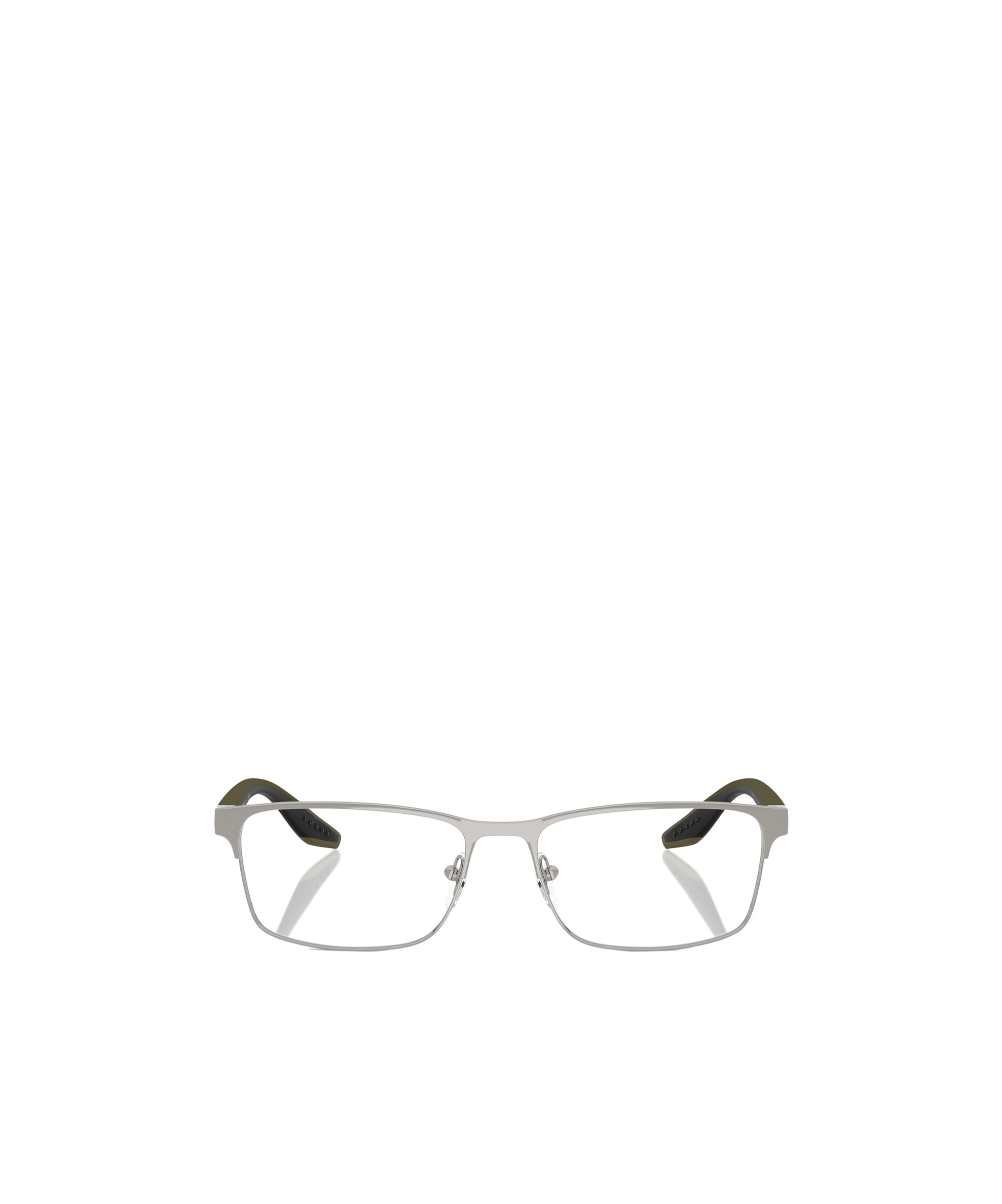 Prada Full Frame Plain Mirror In Gray