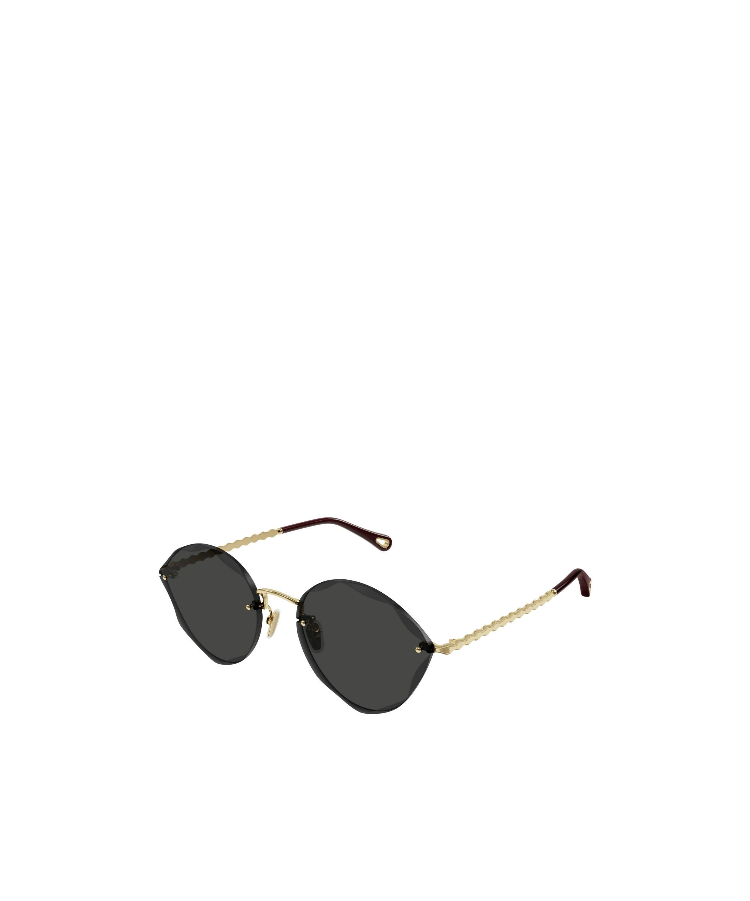 Chloé Geometric-frame Sunglasses In Black