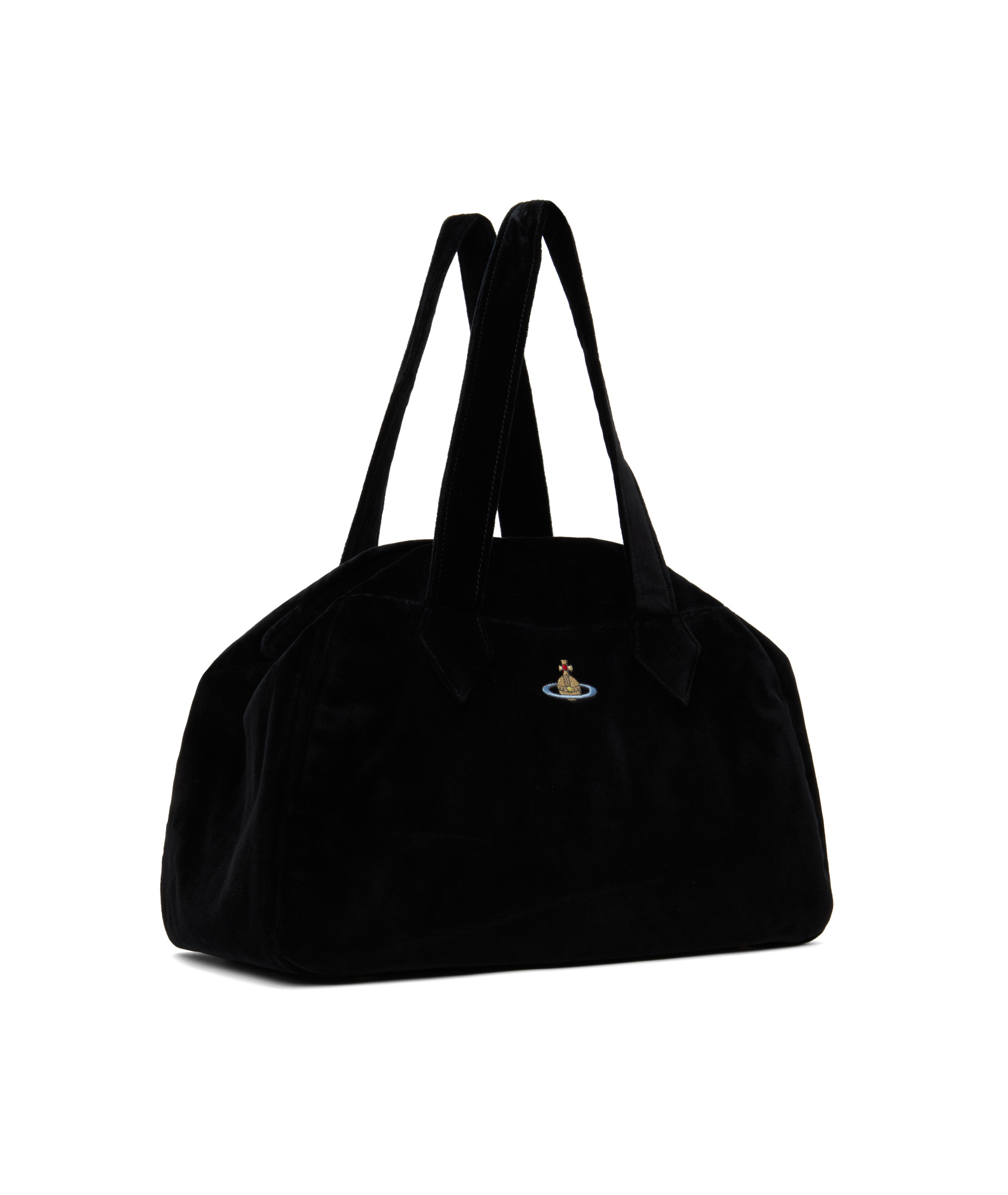Vivienne Westwood Double-handle Handbag In Black