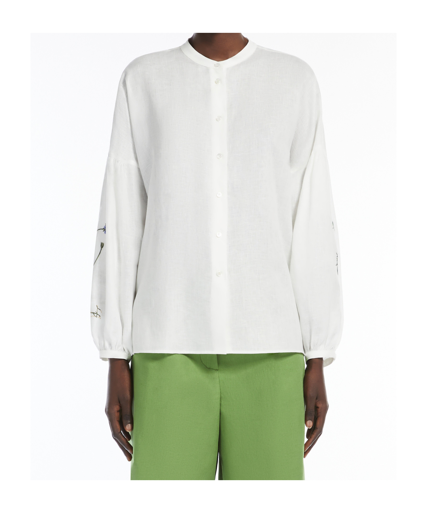 Weekend Max Mara Long Sleeve Shirt In White