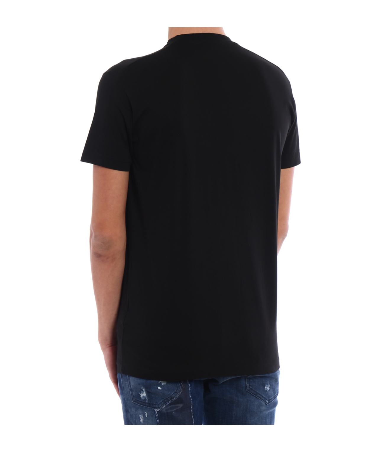 Dsquared2 Logo Printed T-shirt In Black