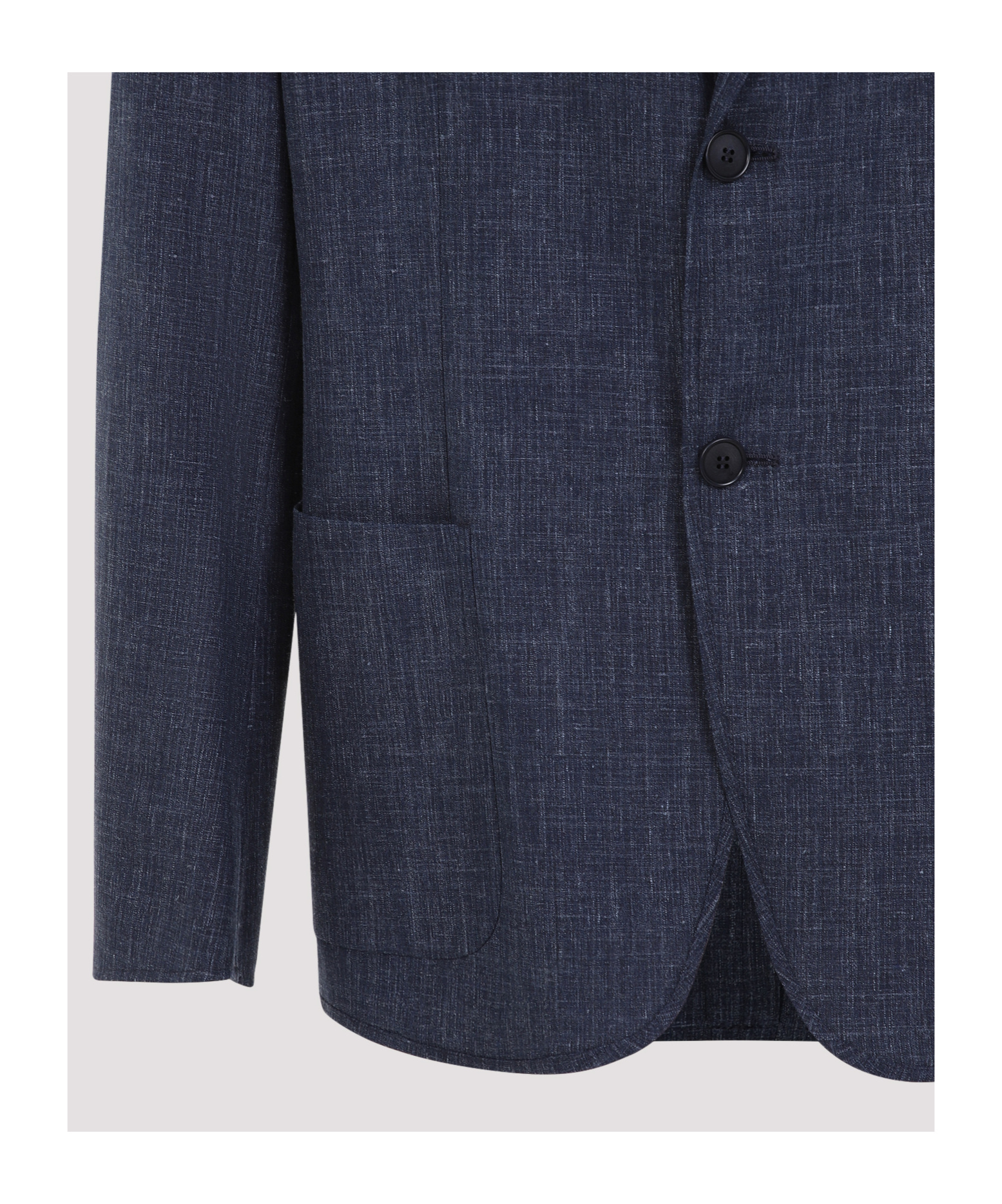 Giorgio Armani Single-breasted Blazer In Blue