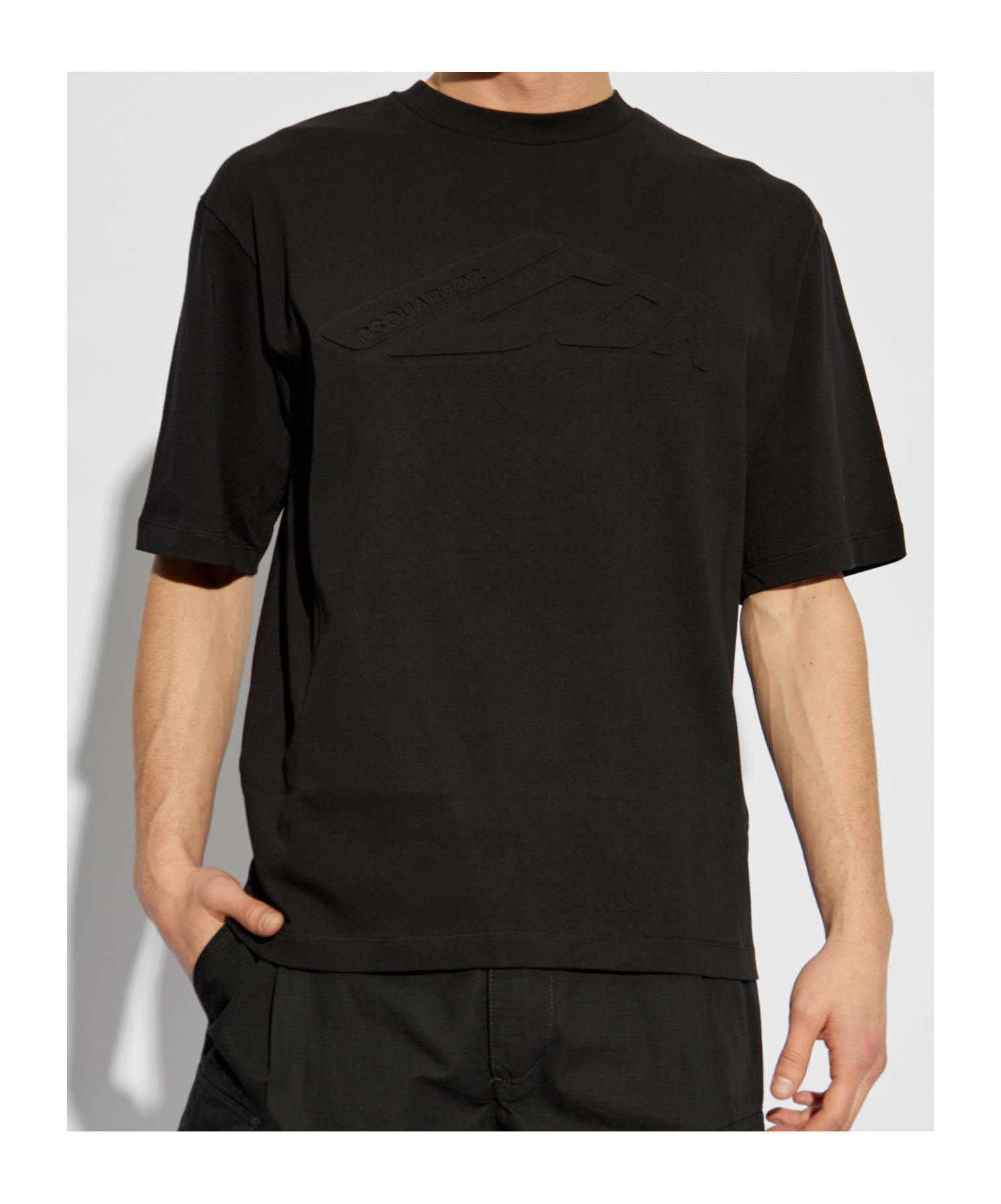 Dsquared2 Short-sleeved T-shirt In Black