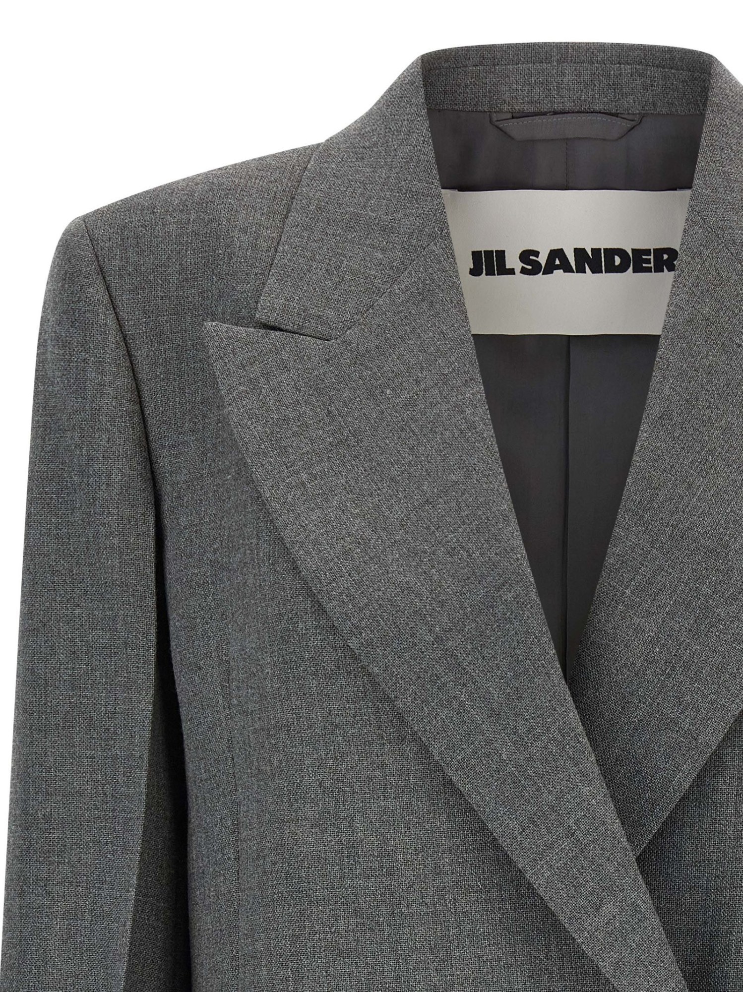 Jil Sander Wool Blazer Blazers Gray In Gray