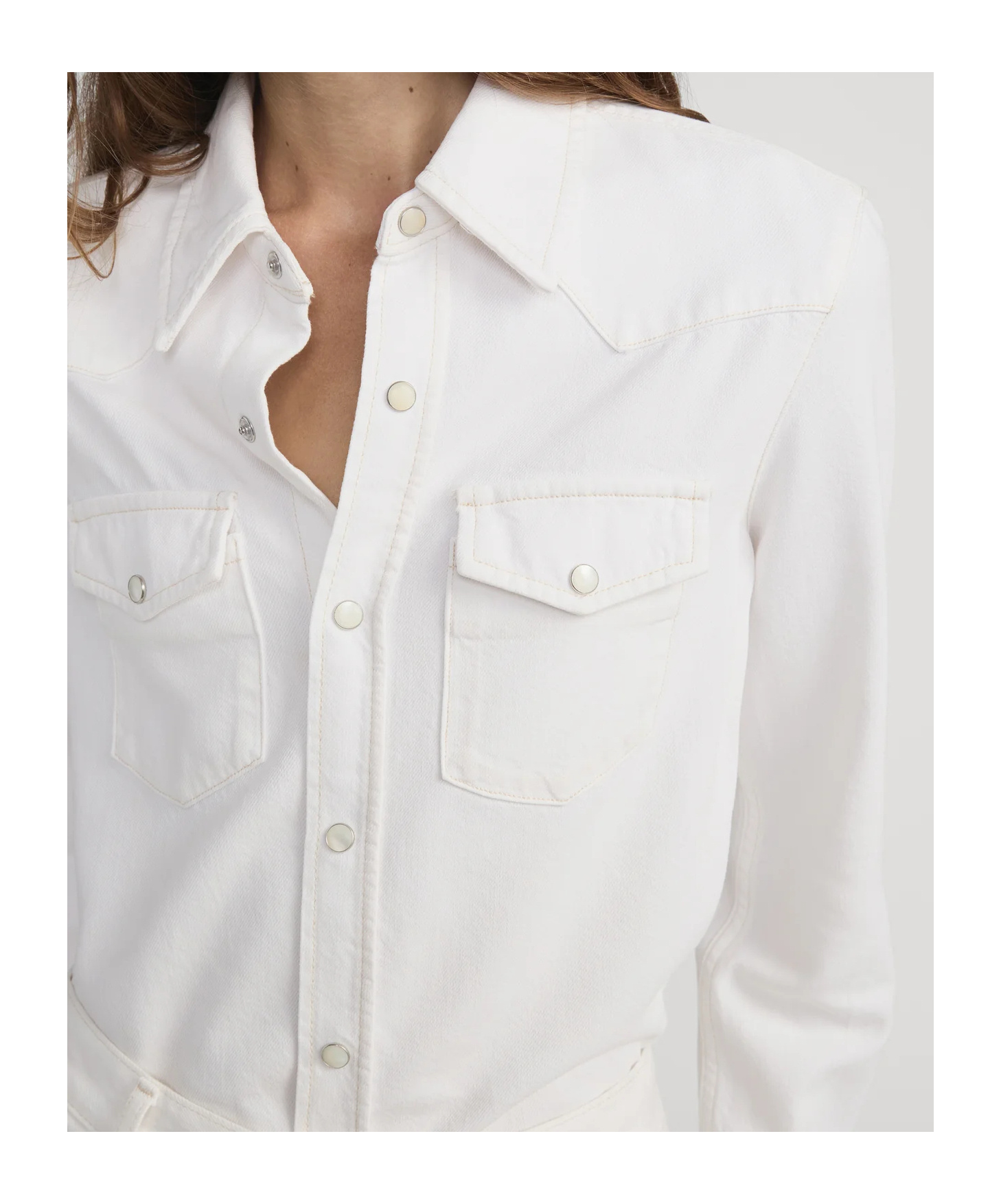 Frame Pocket Shirt In Animal Print